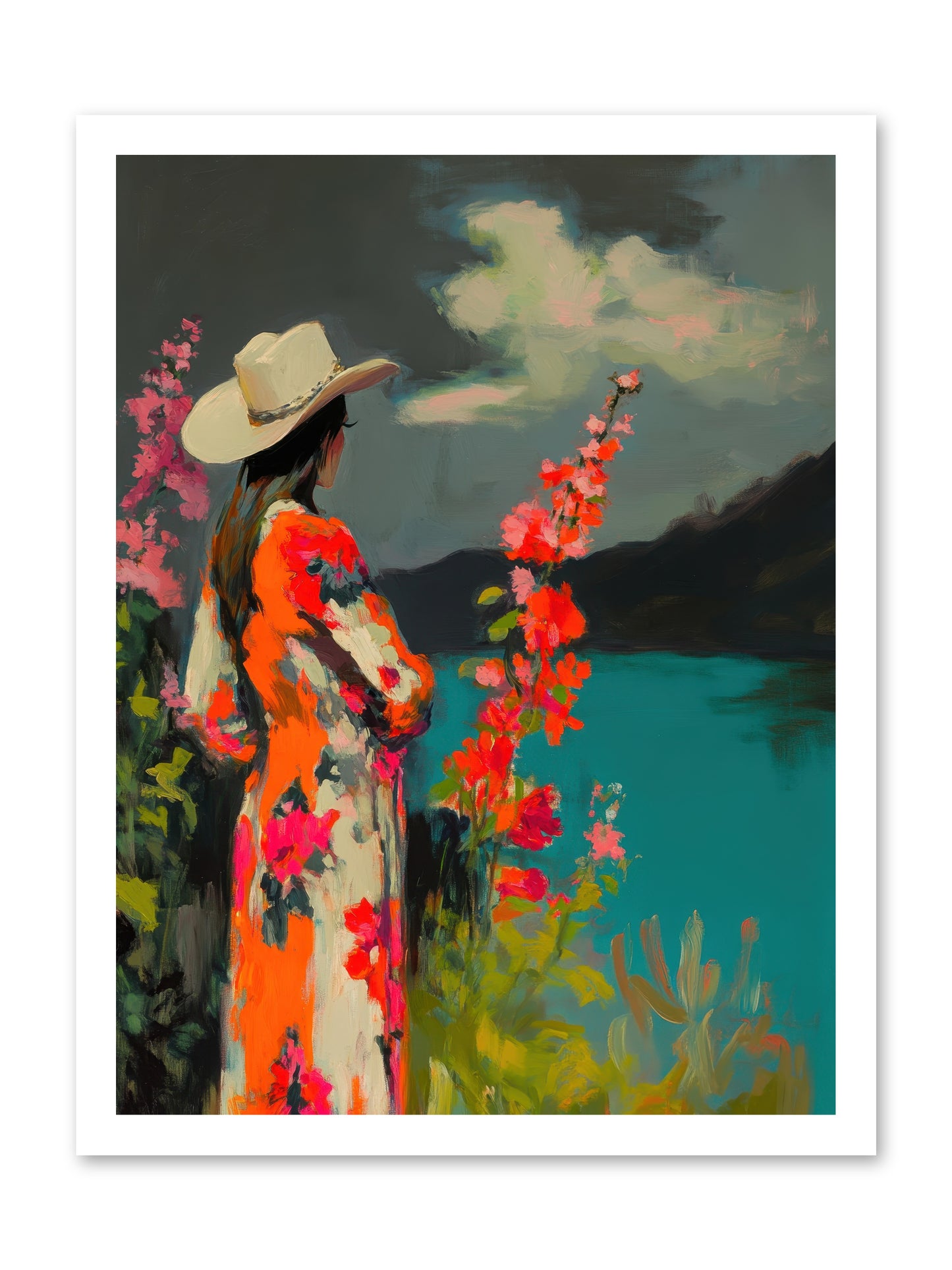 Windswept Legend -- Loose Canvas Print 18x24