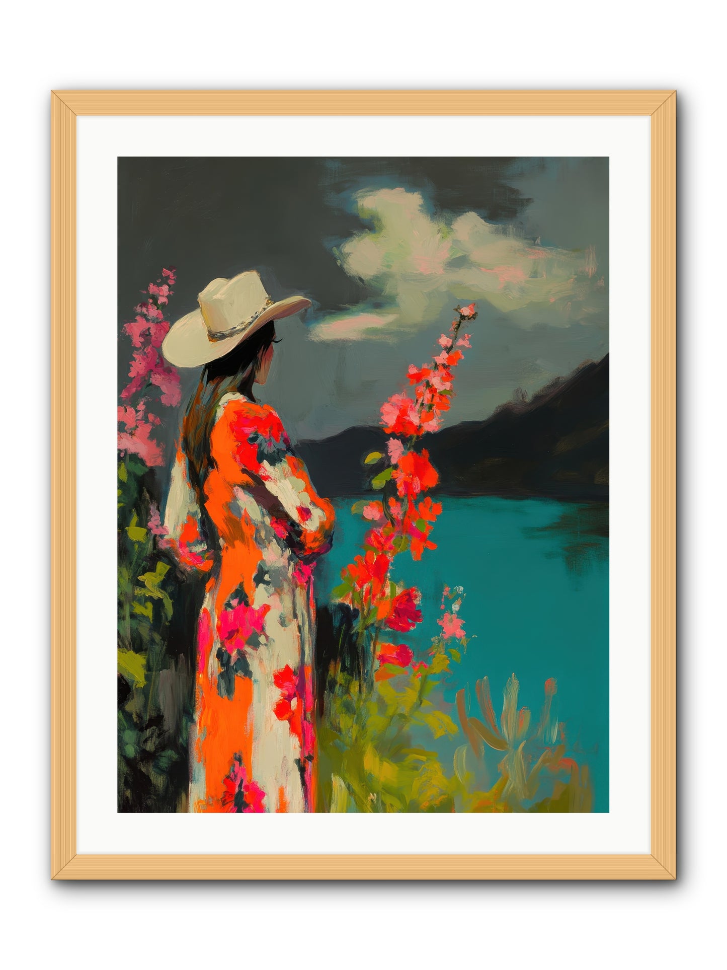Windswept Legend -- Framed Print - Natural 24x32