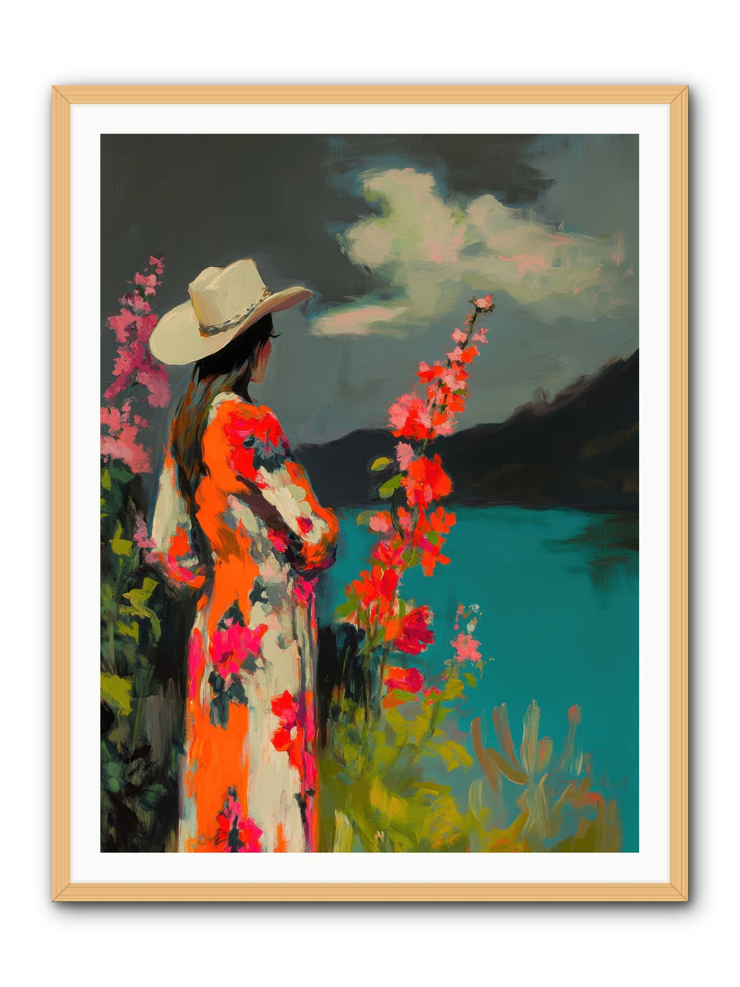 Windswept Legend -- Framed Print - Natural 36x48