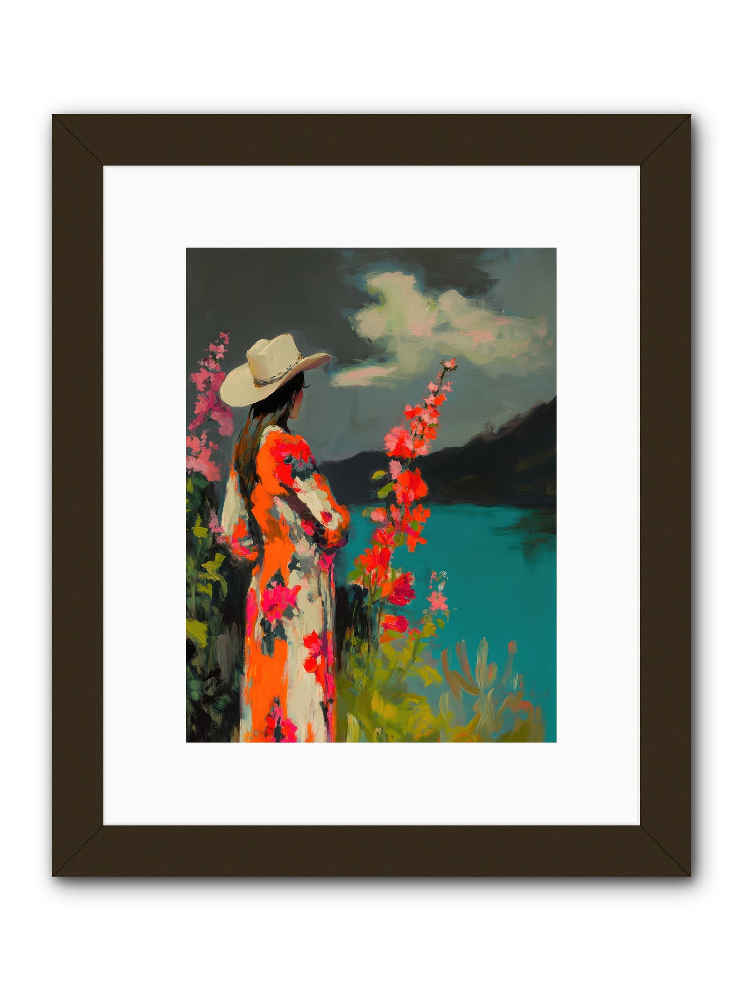 Windswept Legend -- Framed Print - Black 9x12