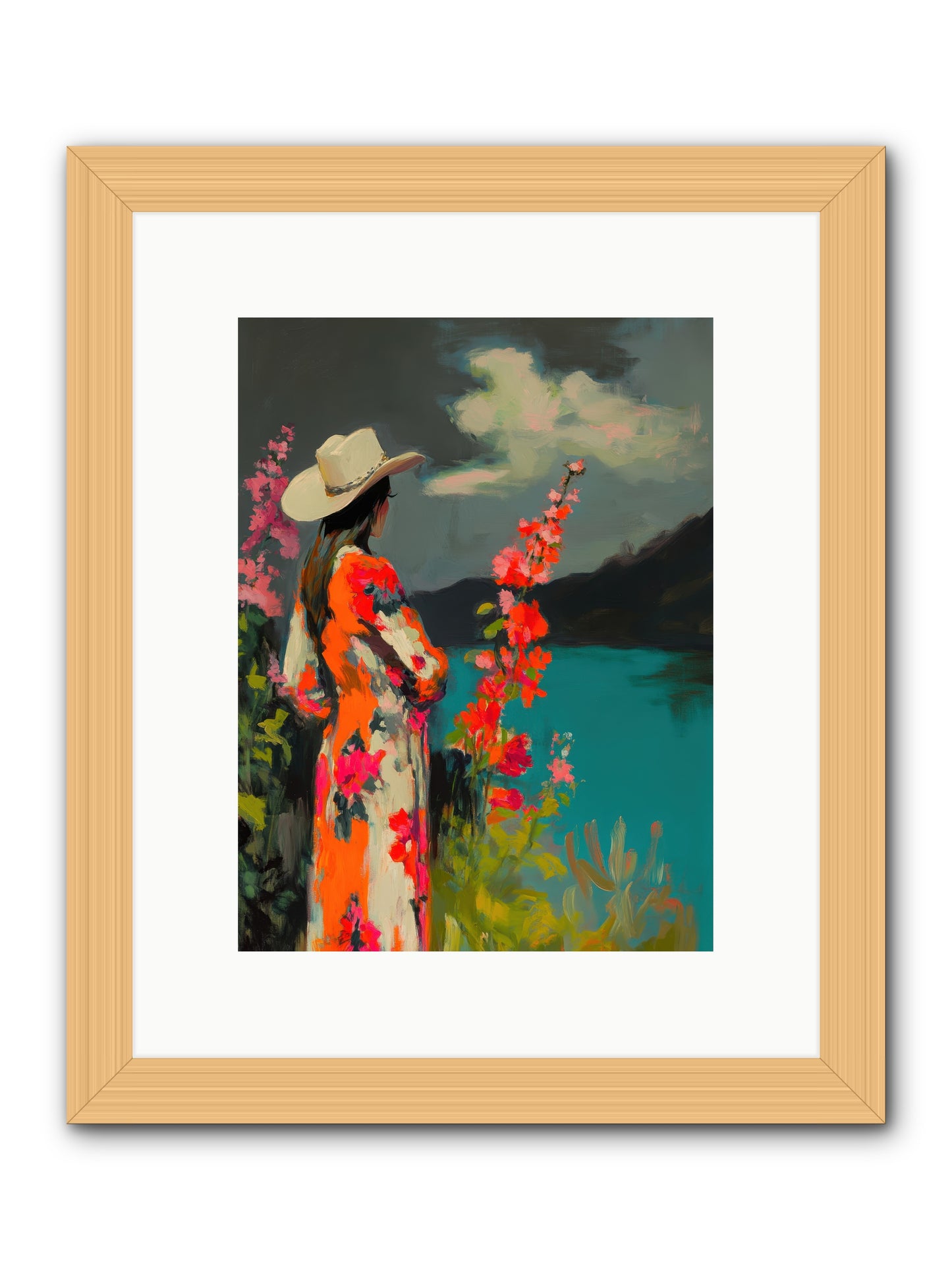 Windswept Legend -- Framed Print - Natural 9x12