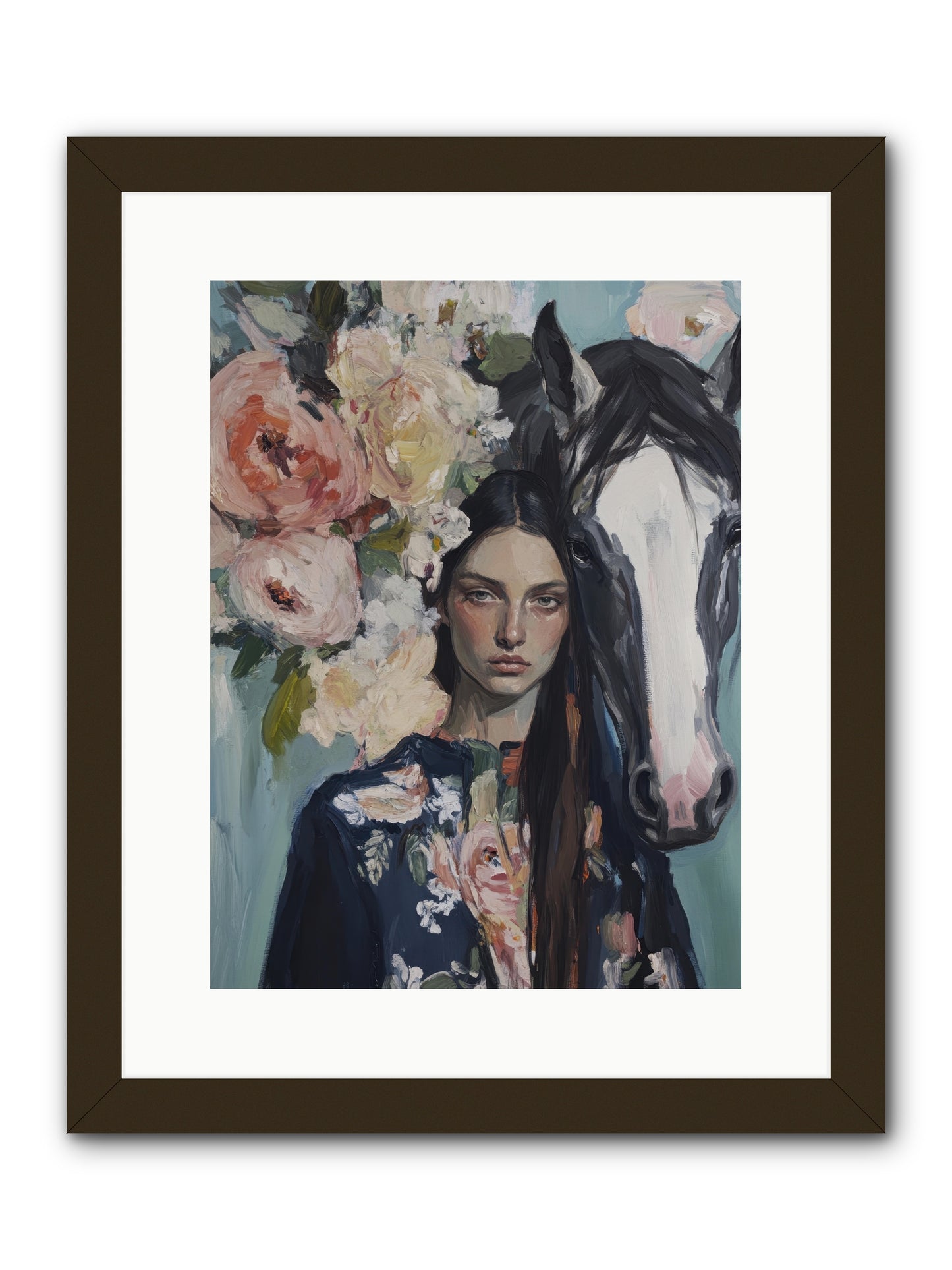 Windwalker  -- Framed Print - Black 12x16