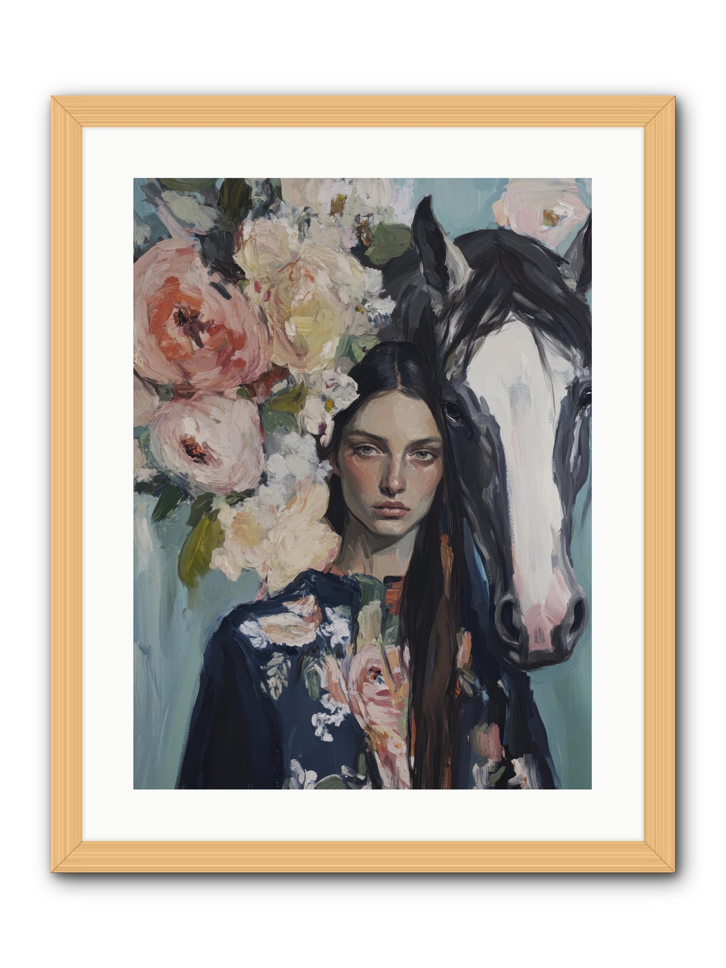 Windwalker  -- Framed Print - Natural 18x24