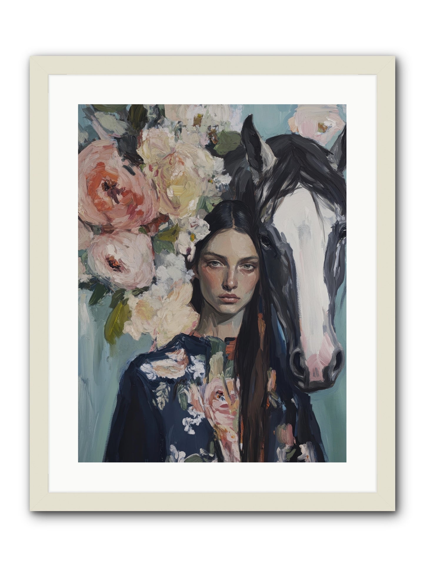 Windwalker  -- Framed Print - White 18x24