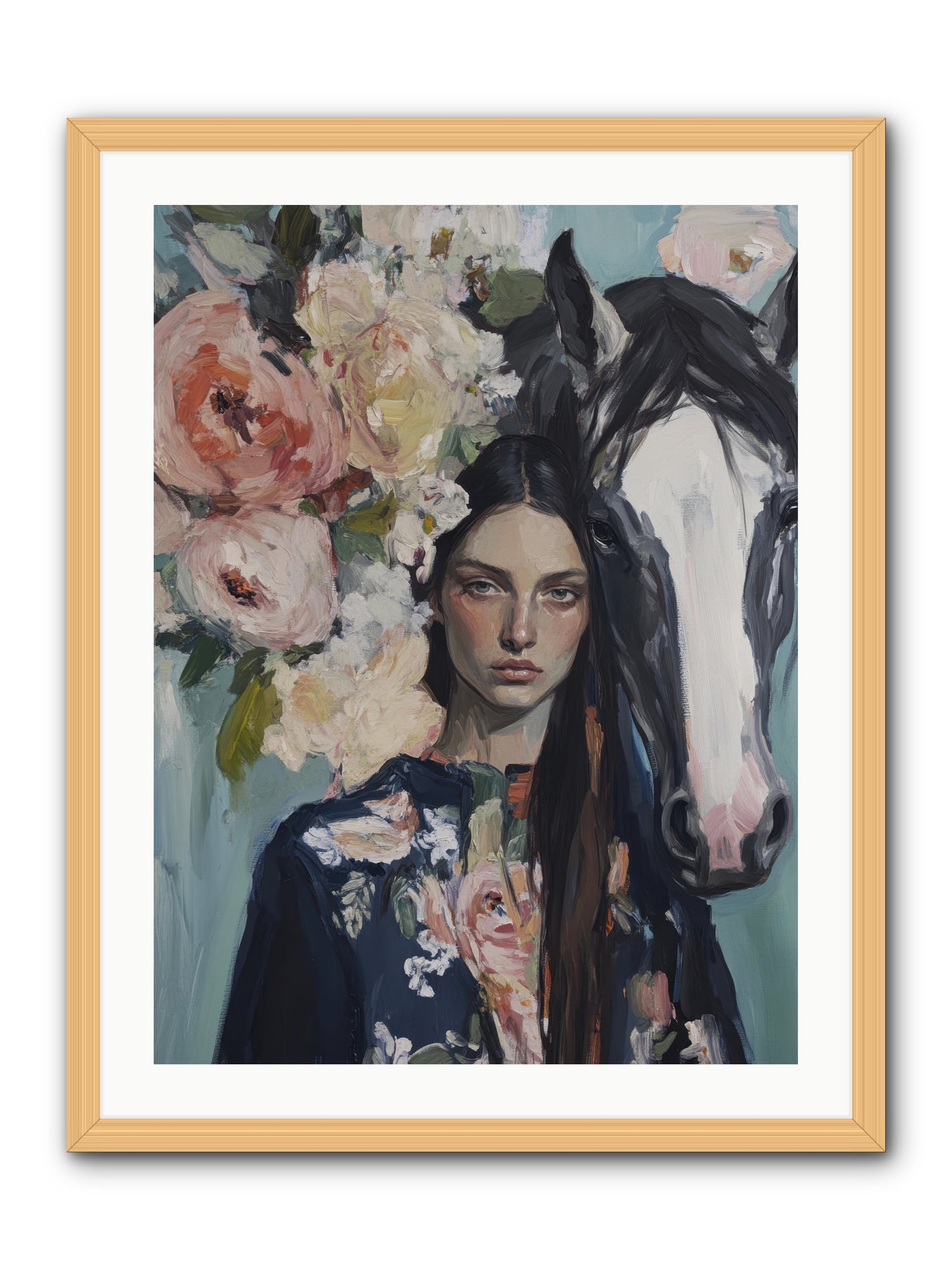 Windwalker  -- Framed Print - Natural 24x32