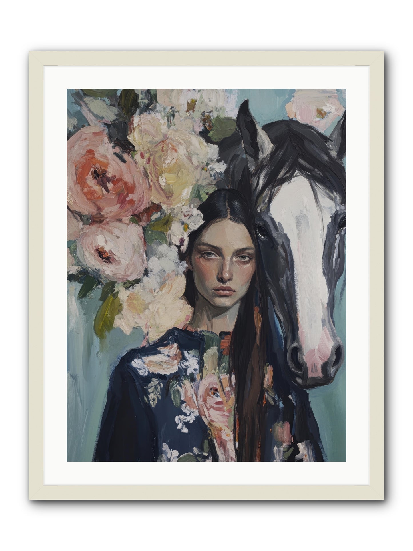 Windwalker  -- Framed Print - White 24x32