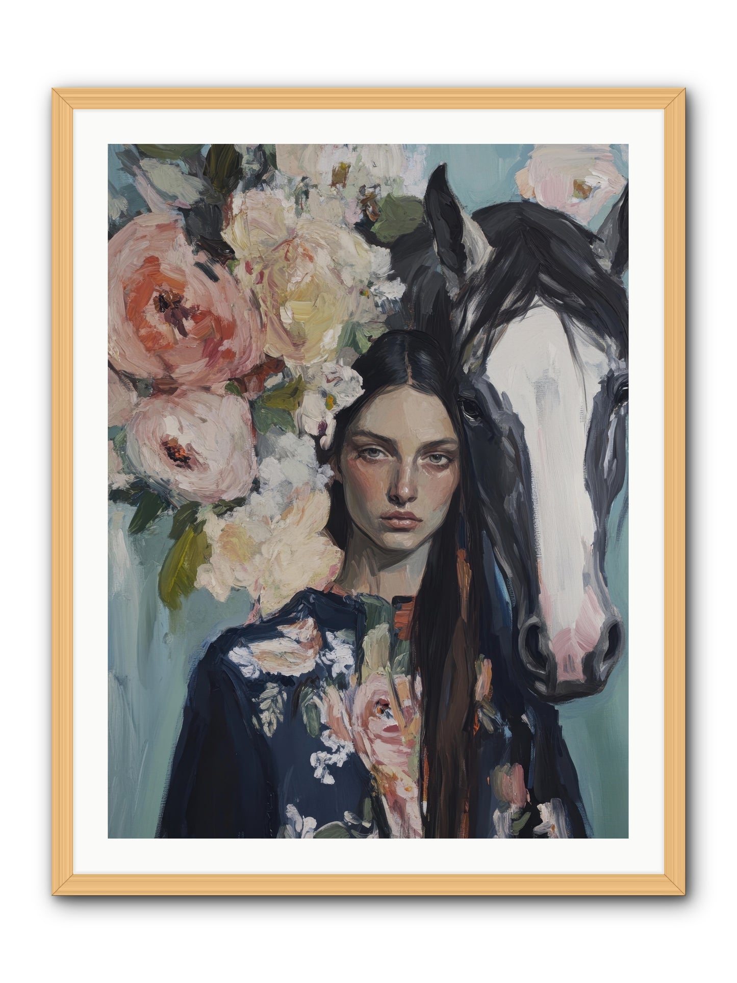 Windwalker  -- Framed Print - Natural 30x40