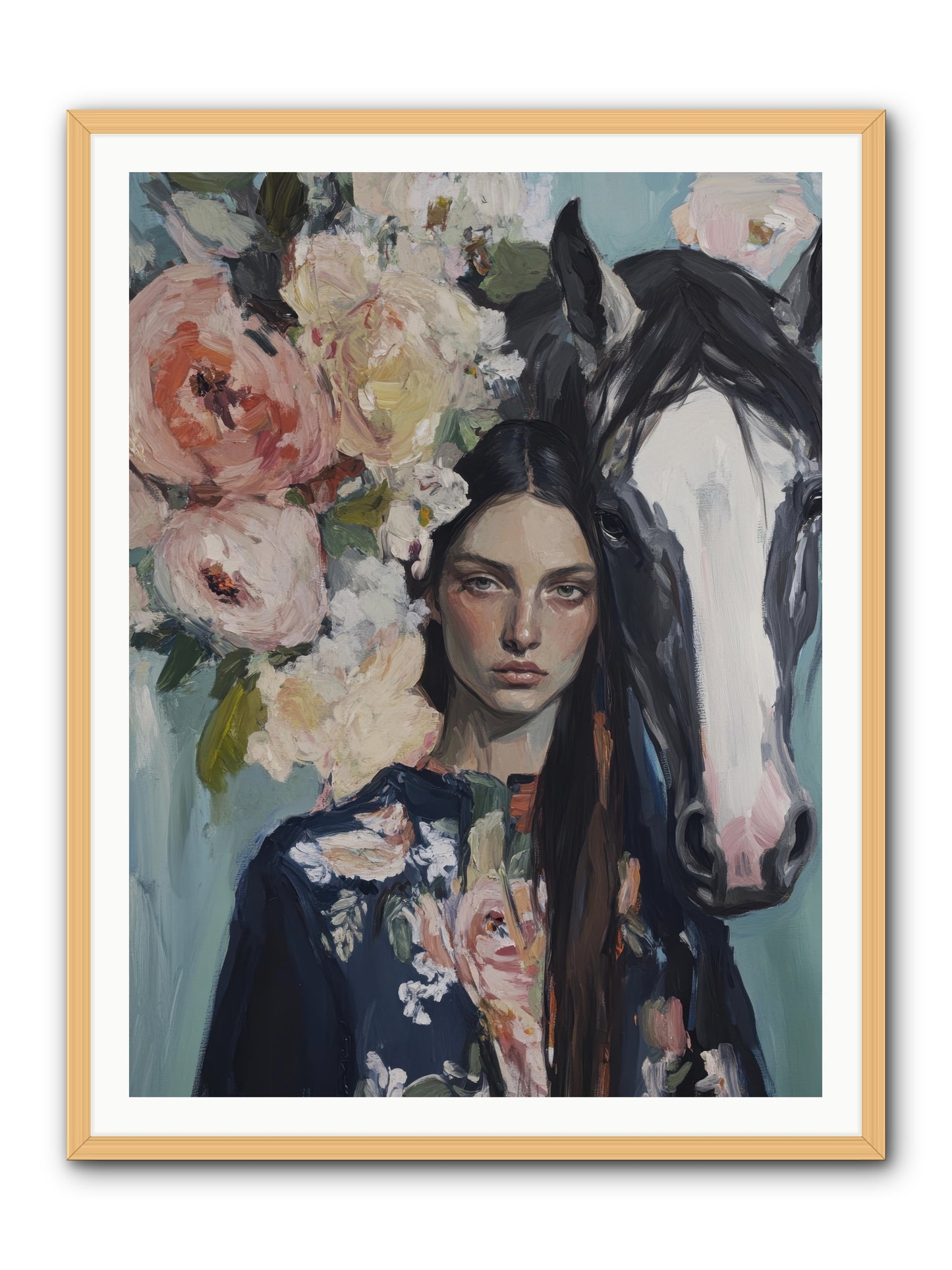 Windwalker  -- Framed Print - Natural 36x48