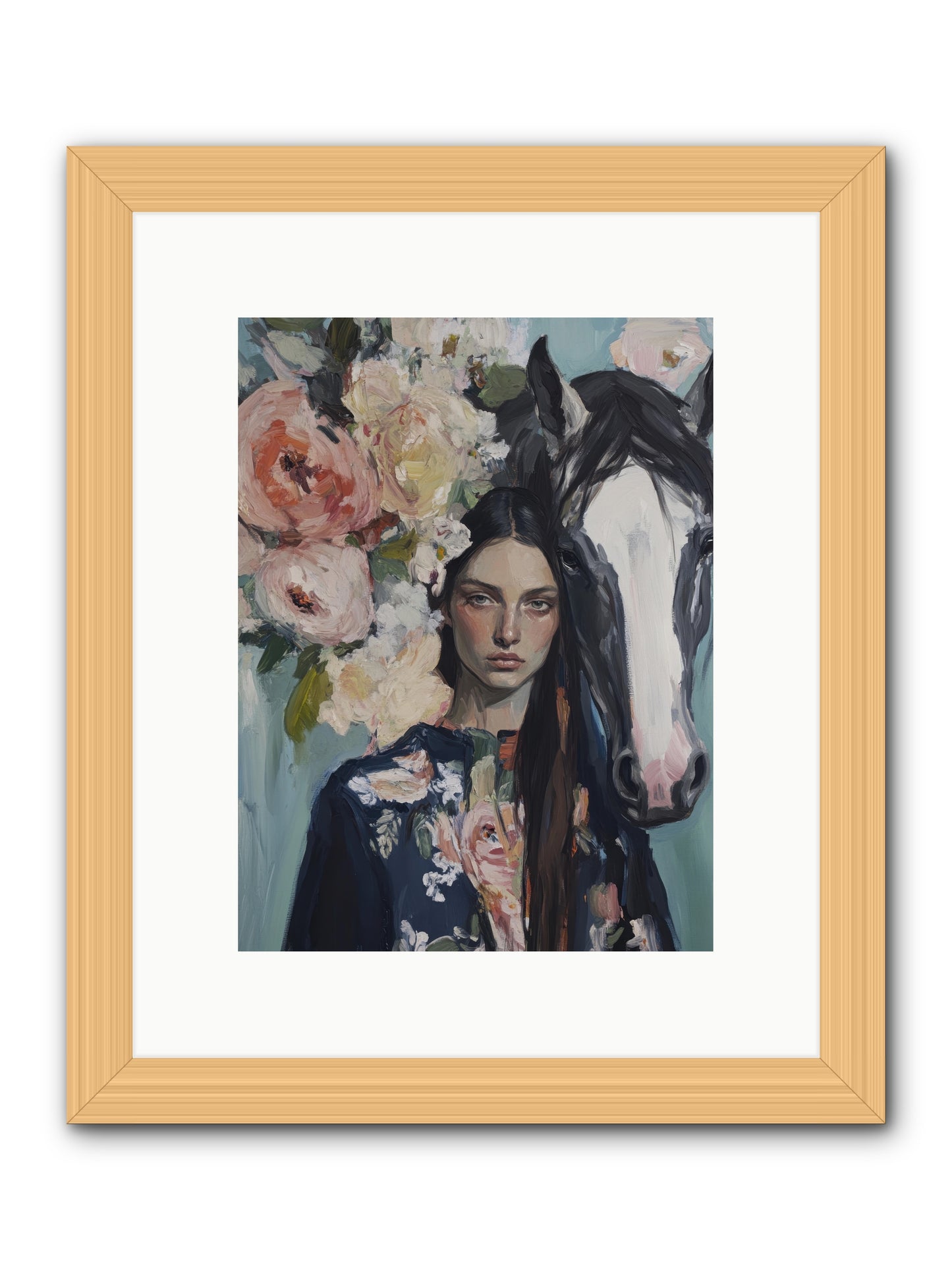 Windwalker  -- Framed Print - Natural 9x12
