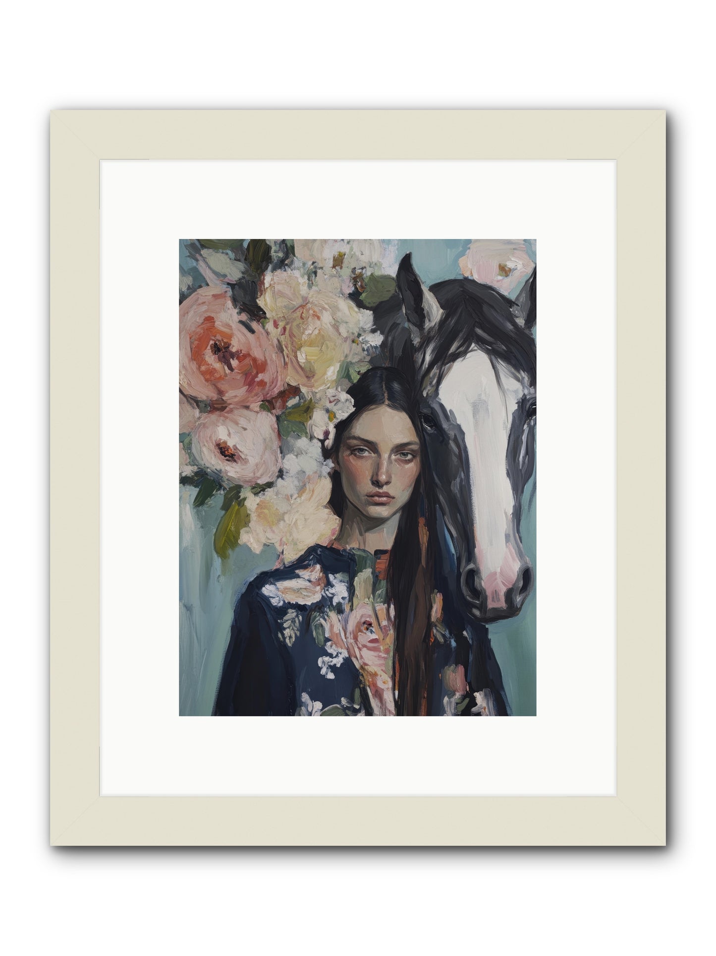 Windwalker  -- Framed Print - White 9x12