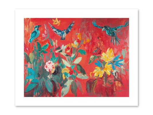Wing & Bloom -- Paper Print 12x9