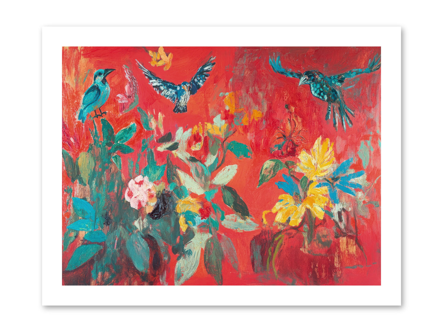 Wing & Bloom -- Loose Canvas Print 16x12