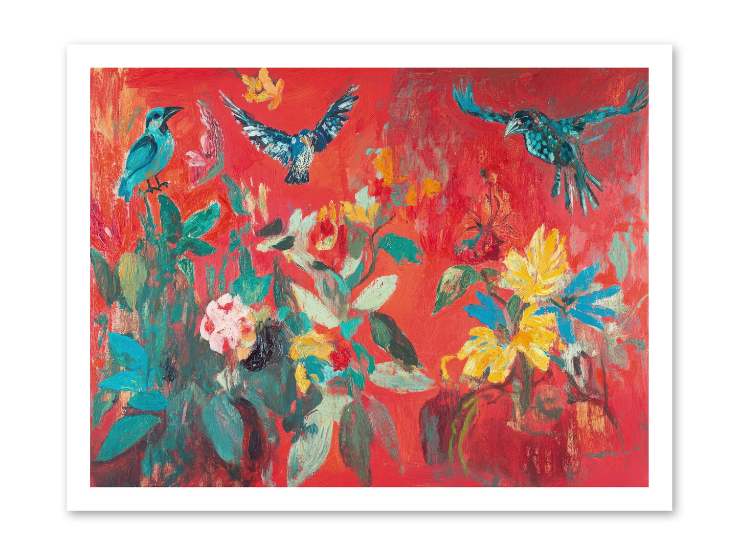 Wing & Bloom -- Paper Print 24x18