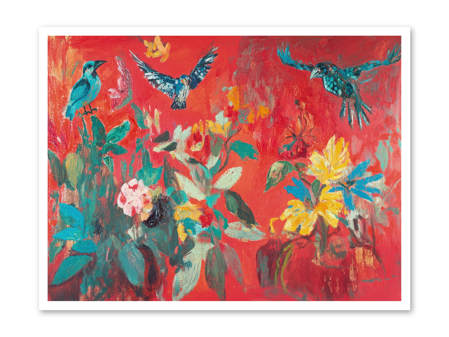 Wing & Bloom -- Loose Canvas Print 40x30