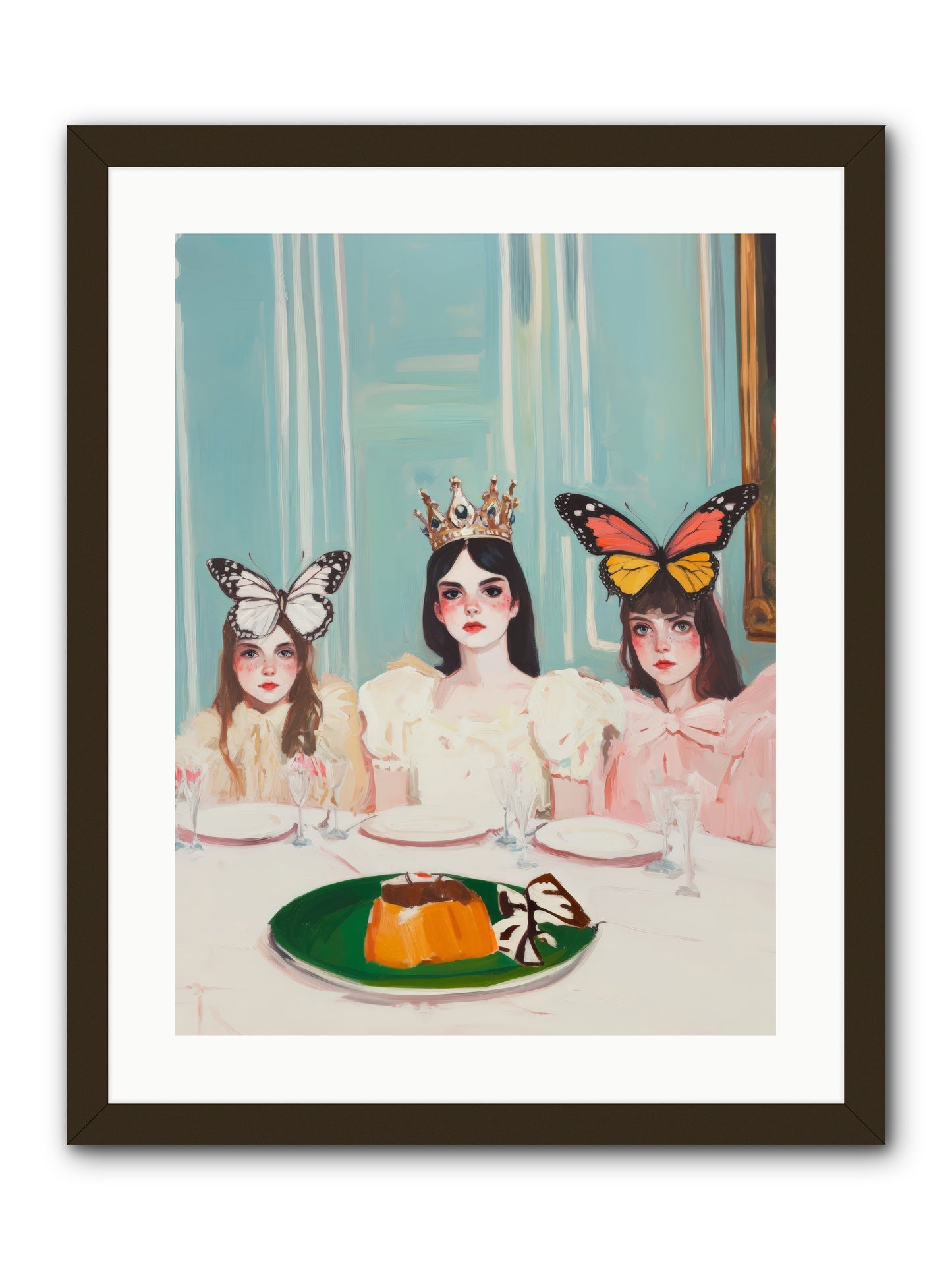 Wing & Sugar ReignRez2 -- Framed Print - Black 18x24