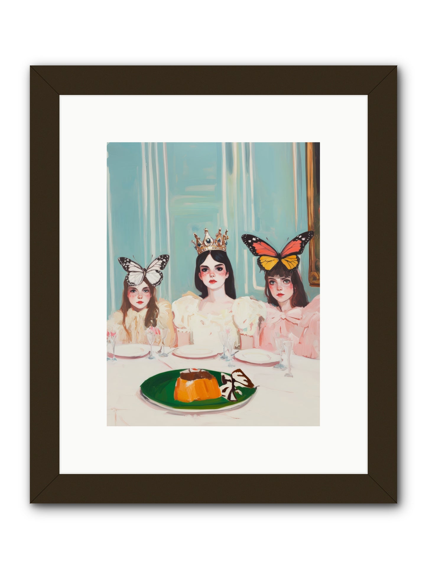 Wing & Sugar ReignRez2 -- Framed Print - Black 9x12