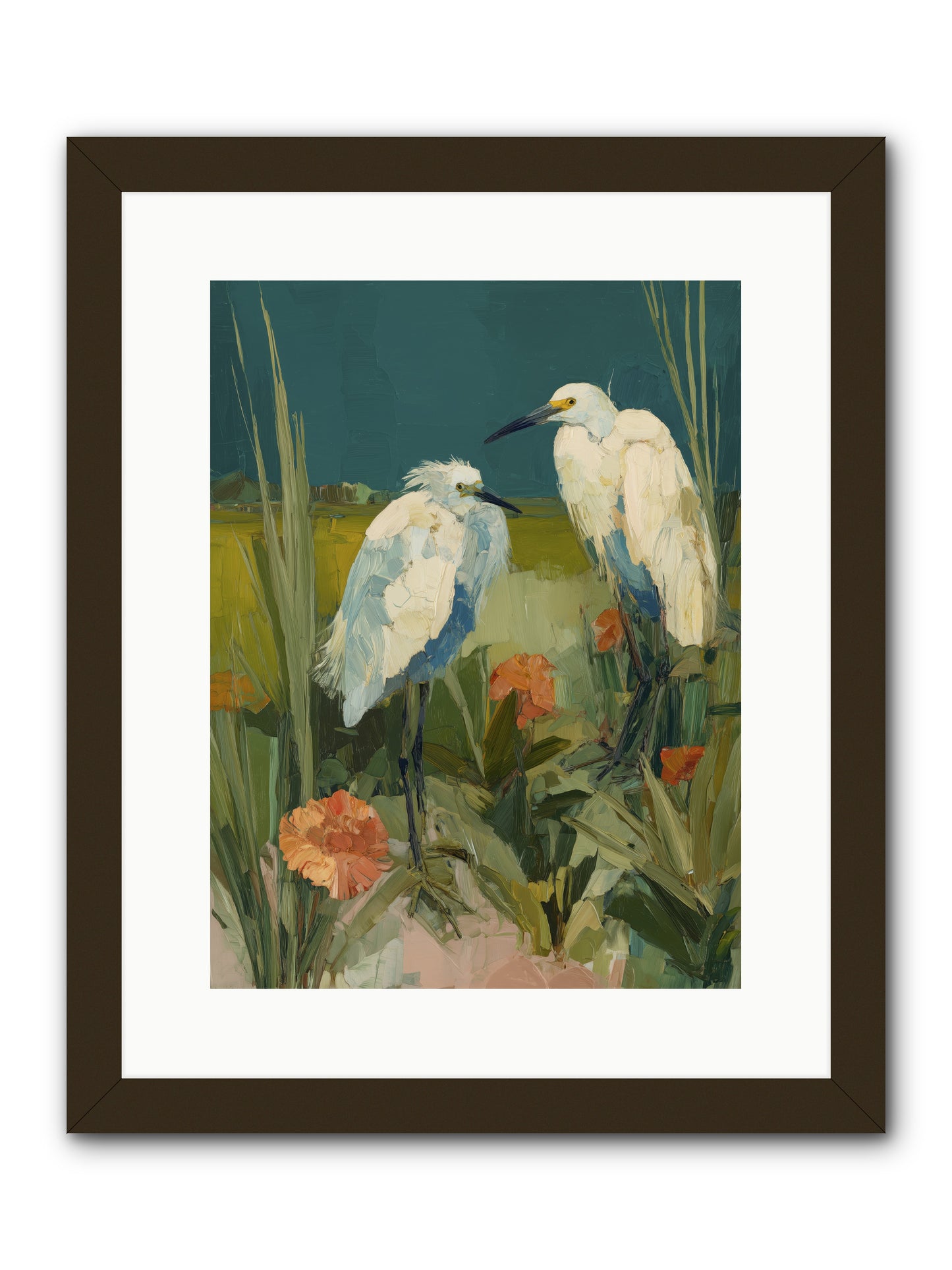 Winged Nobility -- Framed Print - Black 12x16