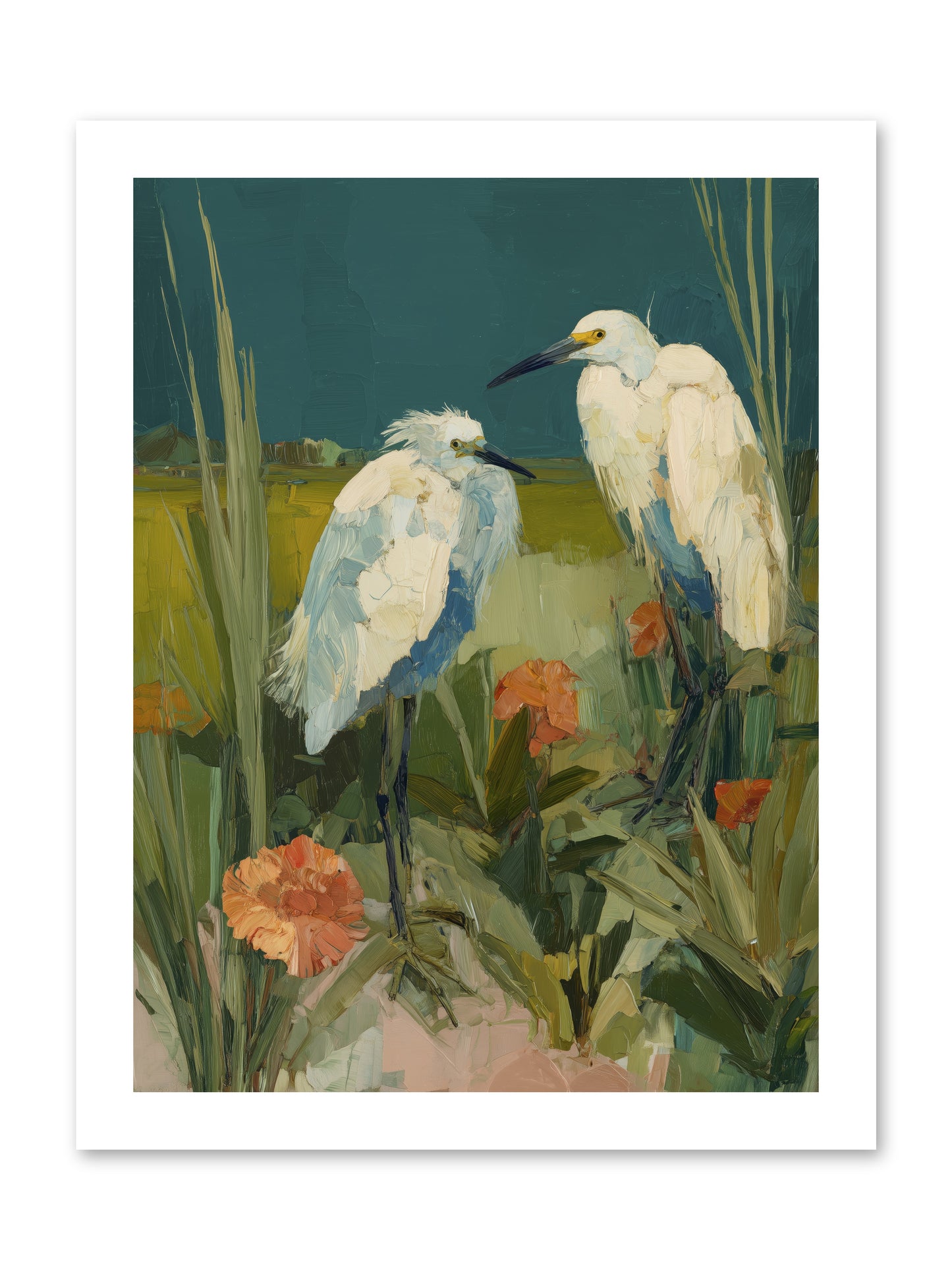 Winged Nobility -- Paper Print 12x16