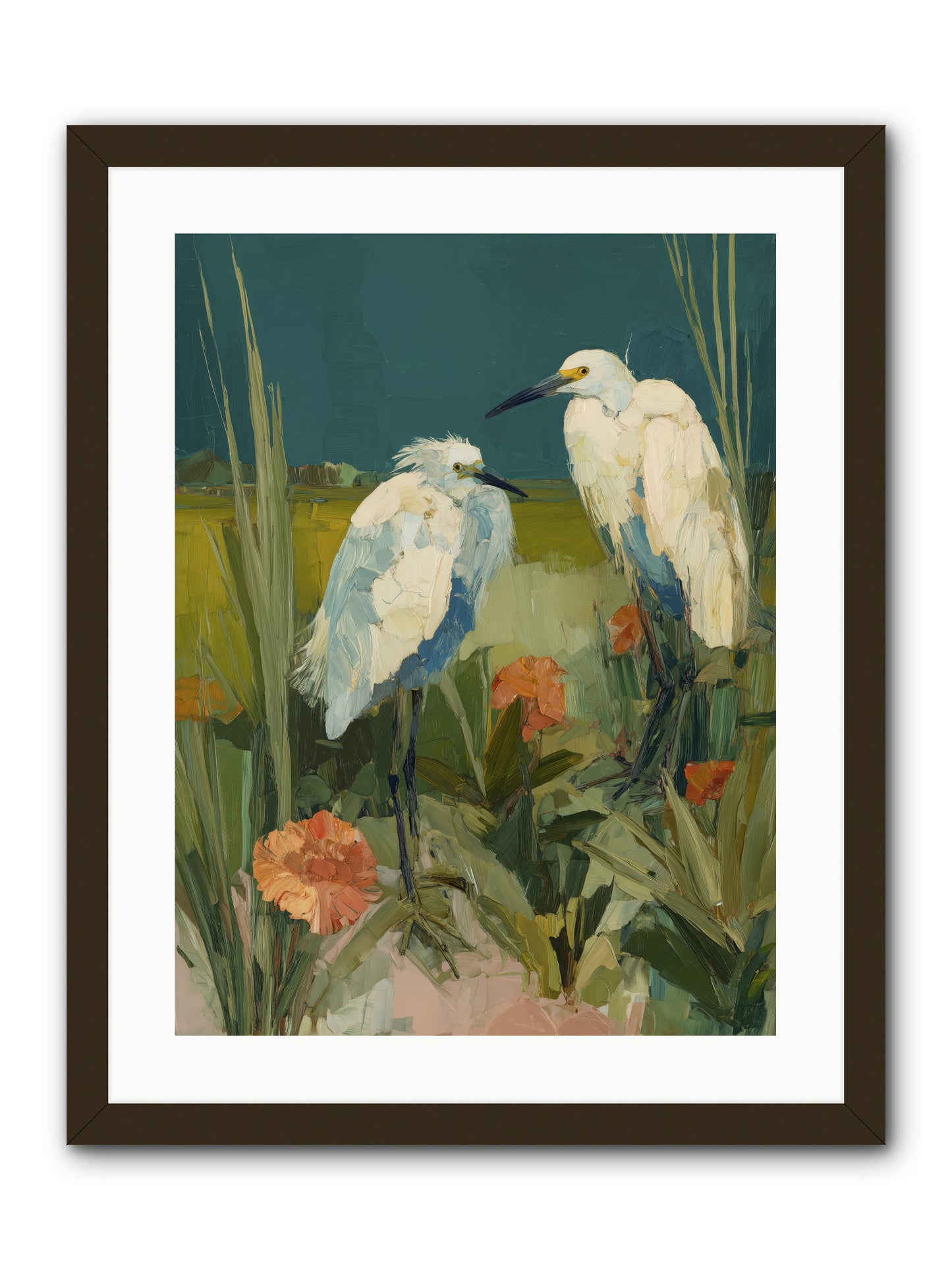 Winged Nobility -- Framed Print - Black 18x24