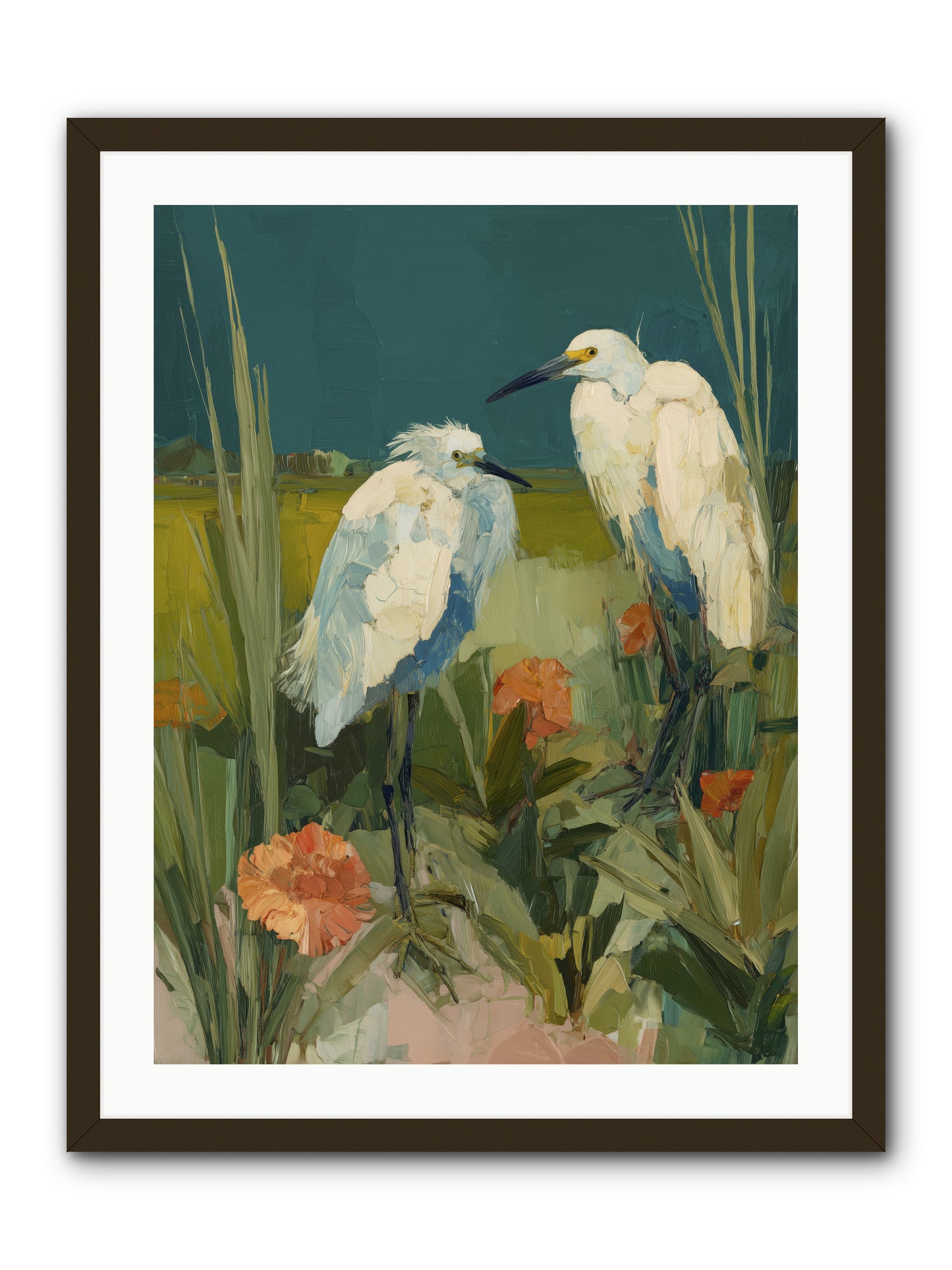 Winged Nobility -- Framed Print - Black 24x32