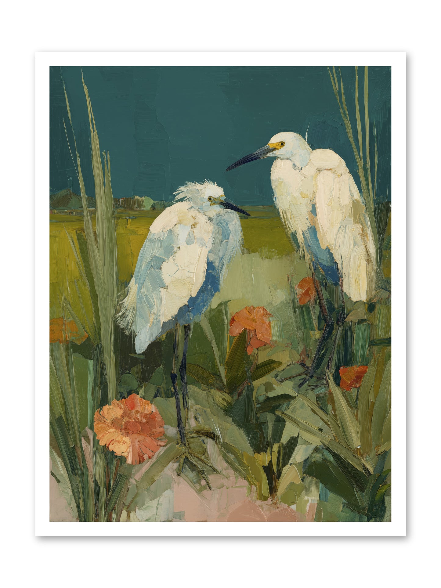 Winged Nobility -- Paper Print 24x32