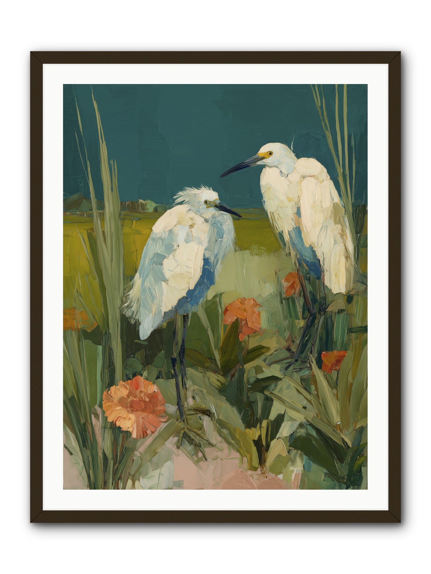 Winged Nobility -- Framed Print - Black 30x40
