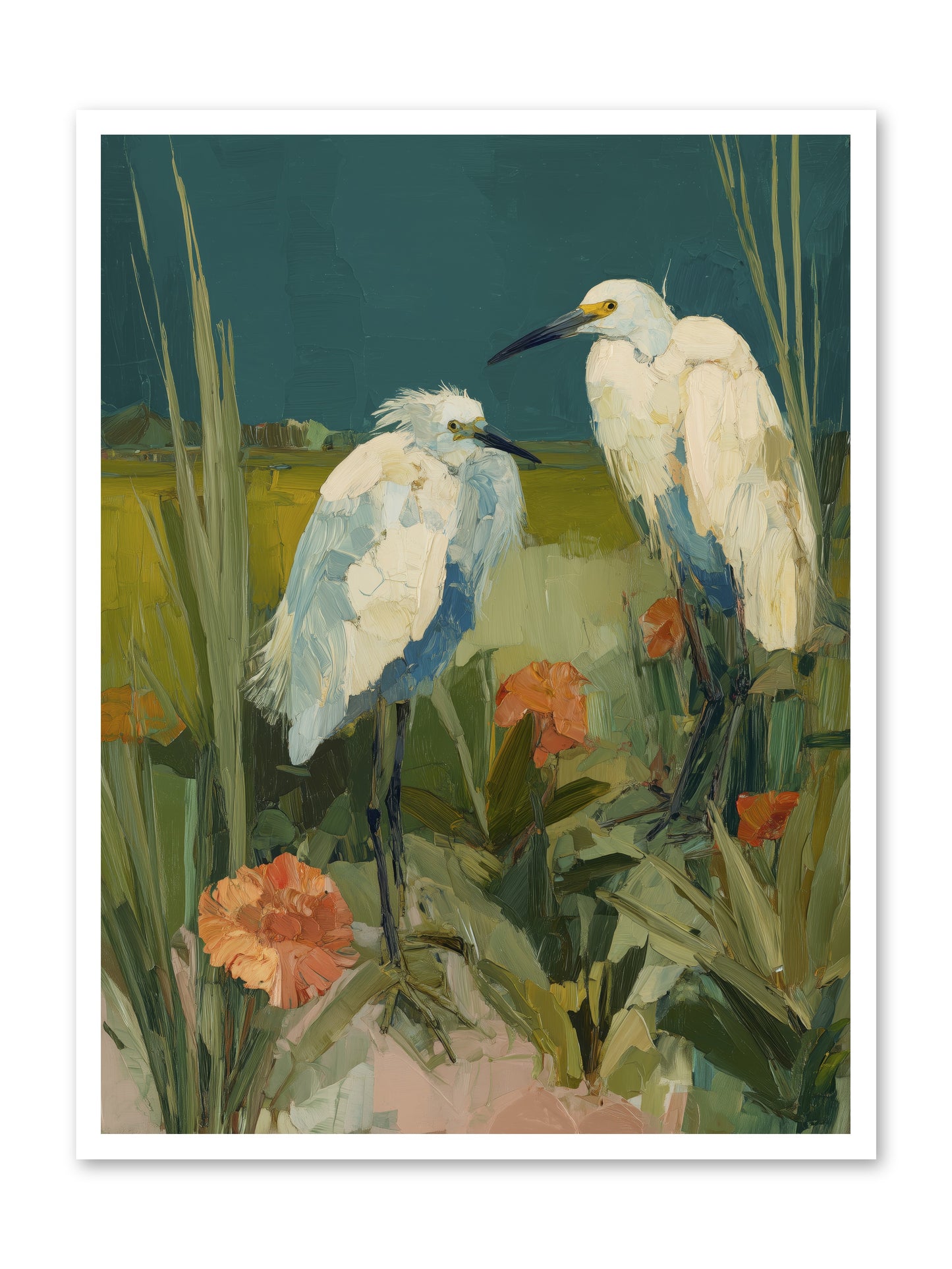 Winged Nobility -- Loose Canvas Print 30x40