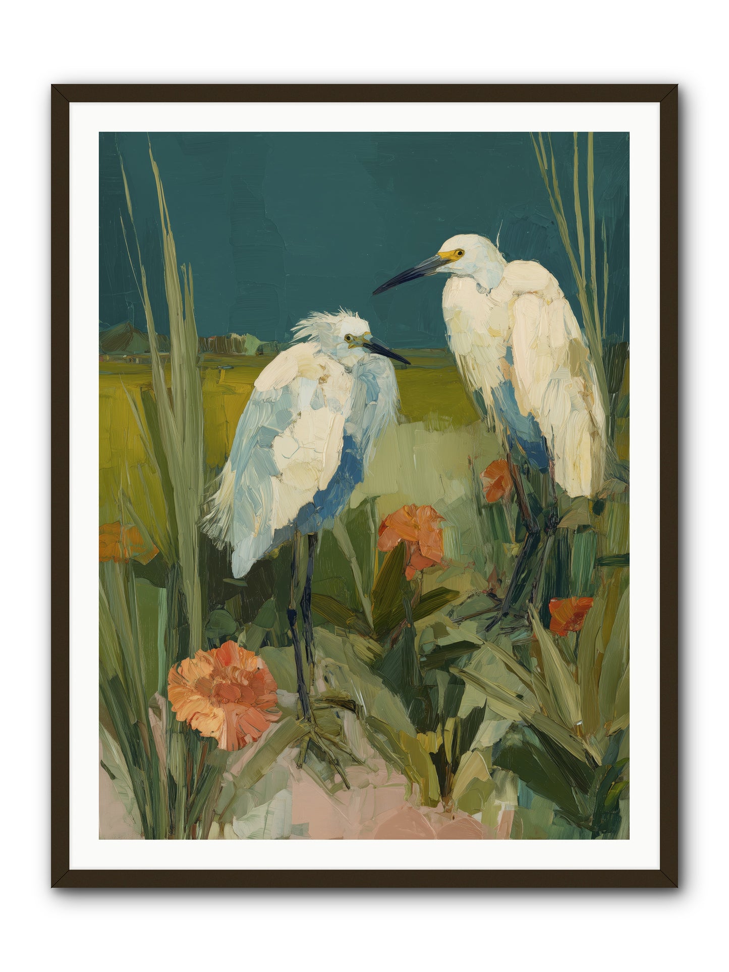 Winged Nobility -- Framed Print - Black 36x48