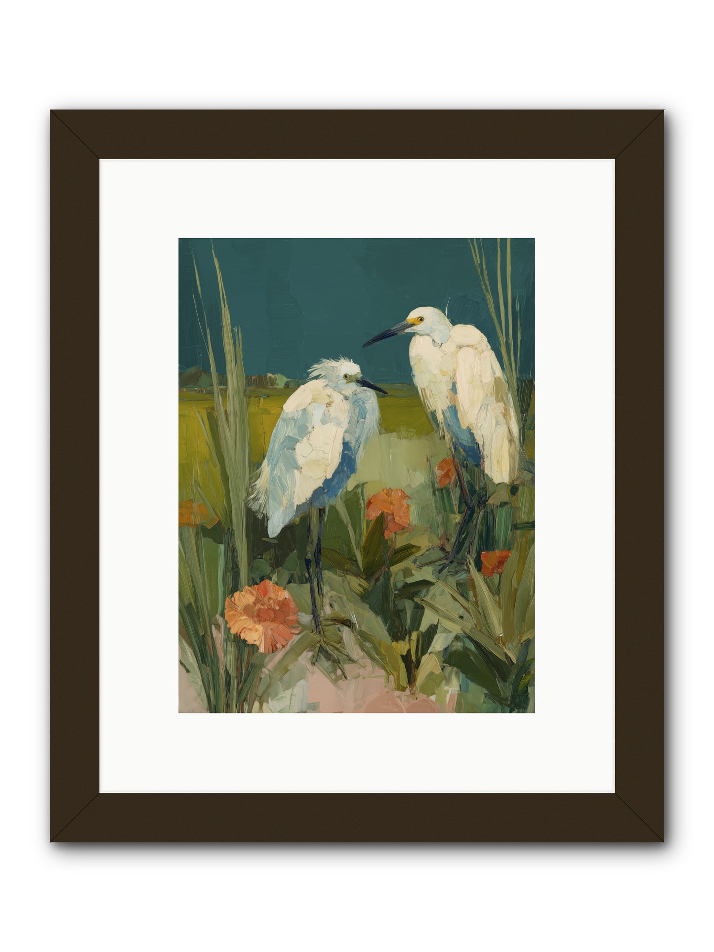 Winged Nobility -- Framed Print - Black 9x12