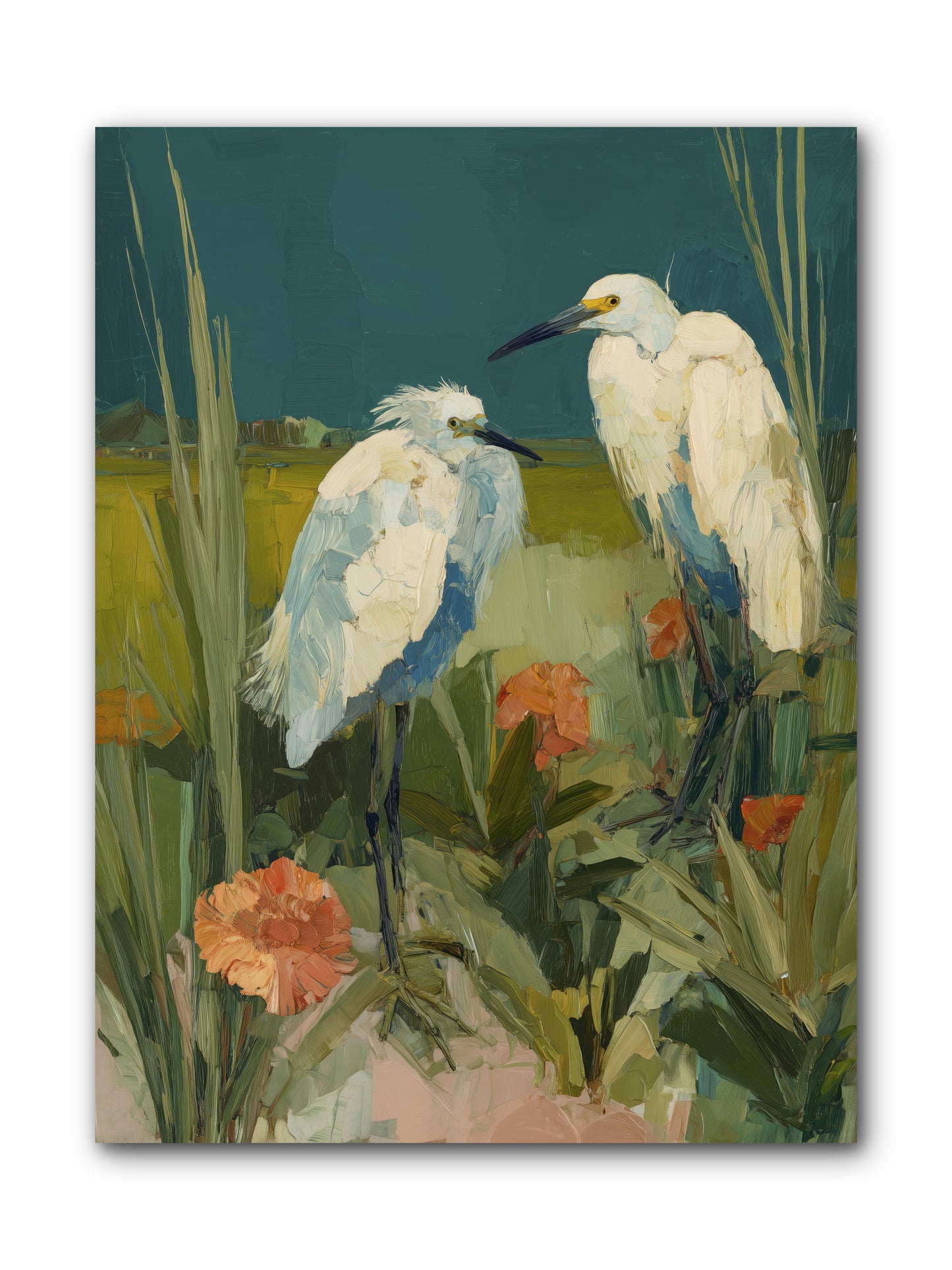 Winged Nobility -- Wrapped Canvas 9x12