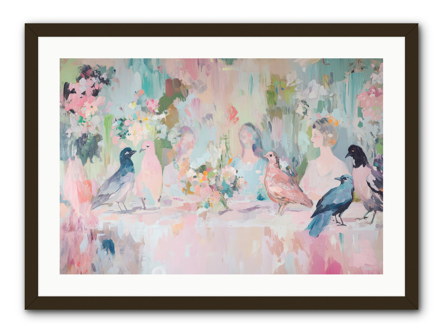 Winged Songs -- Framed Print - Black 30x20