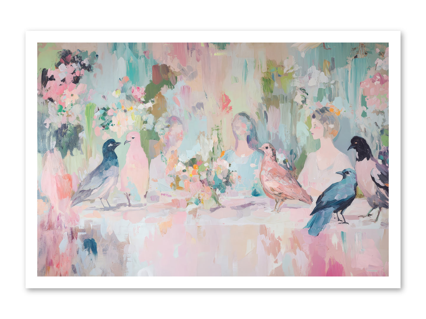 Winged Songs -- Loose Canvas Print 30x20