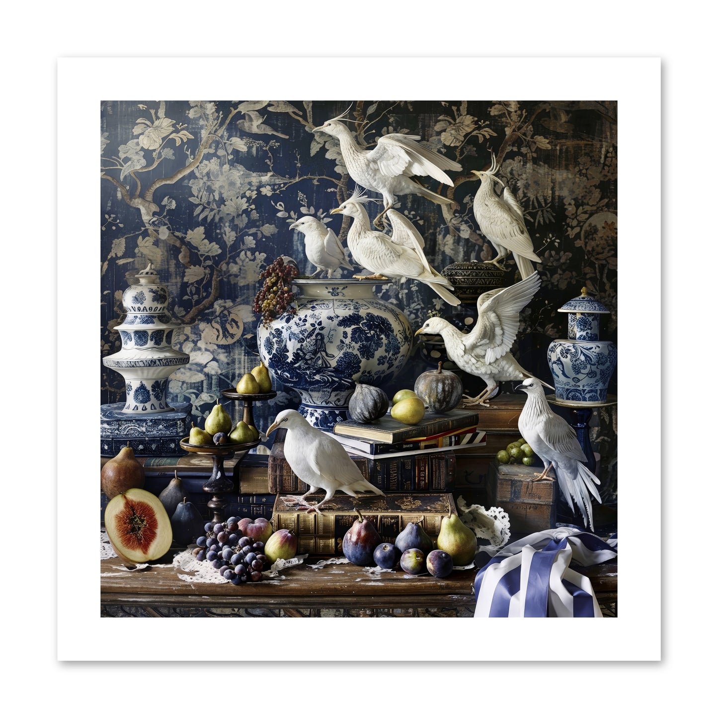 Wingèd Whispers of Arcadia -- Loose Canvas Print 12x12