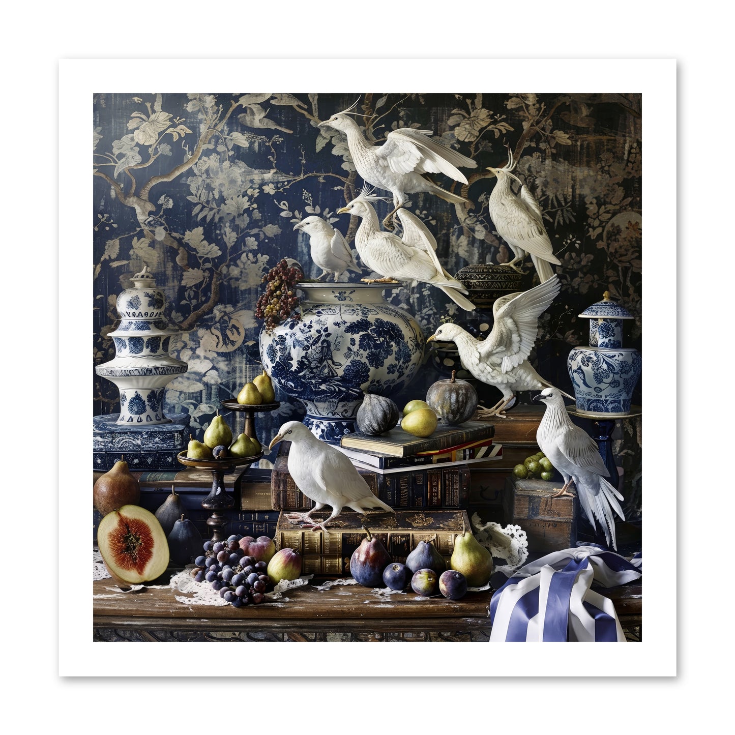 Wingèd Whispers of Arcadia -- Loose Canvas Print 16x16