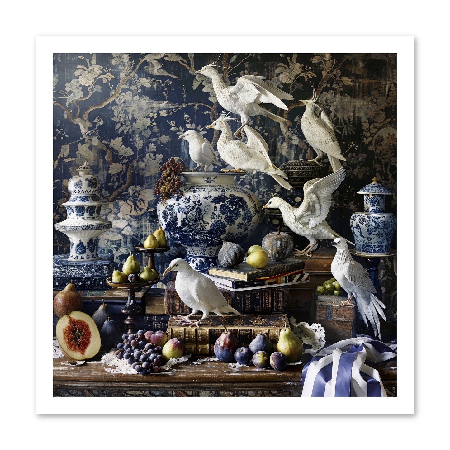 Wingèd Whispers of Arcadia -- Loose Canvas Print 20x20