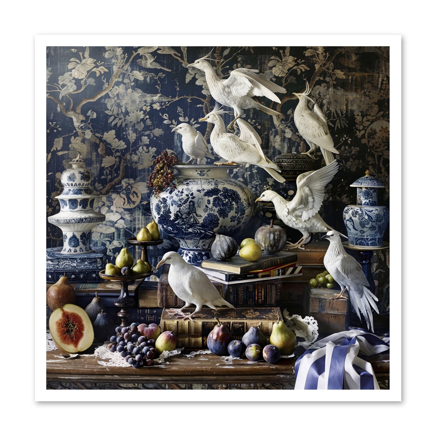 Wingèd Whispers of Arcadia -- Paper Print 30x30