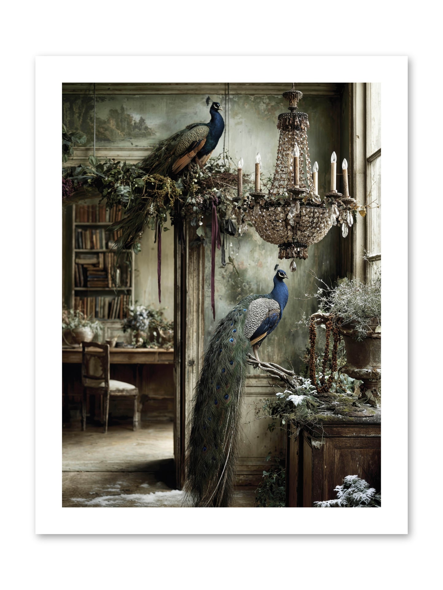 Wings & Wishes Assembly -- Loose Canvas Print 12x16