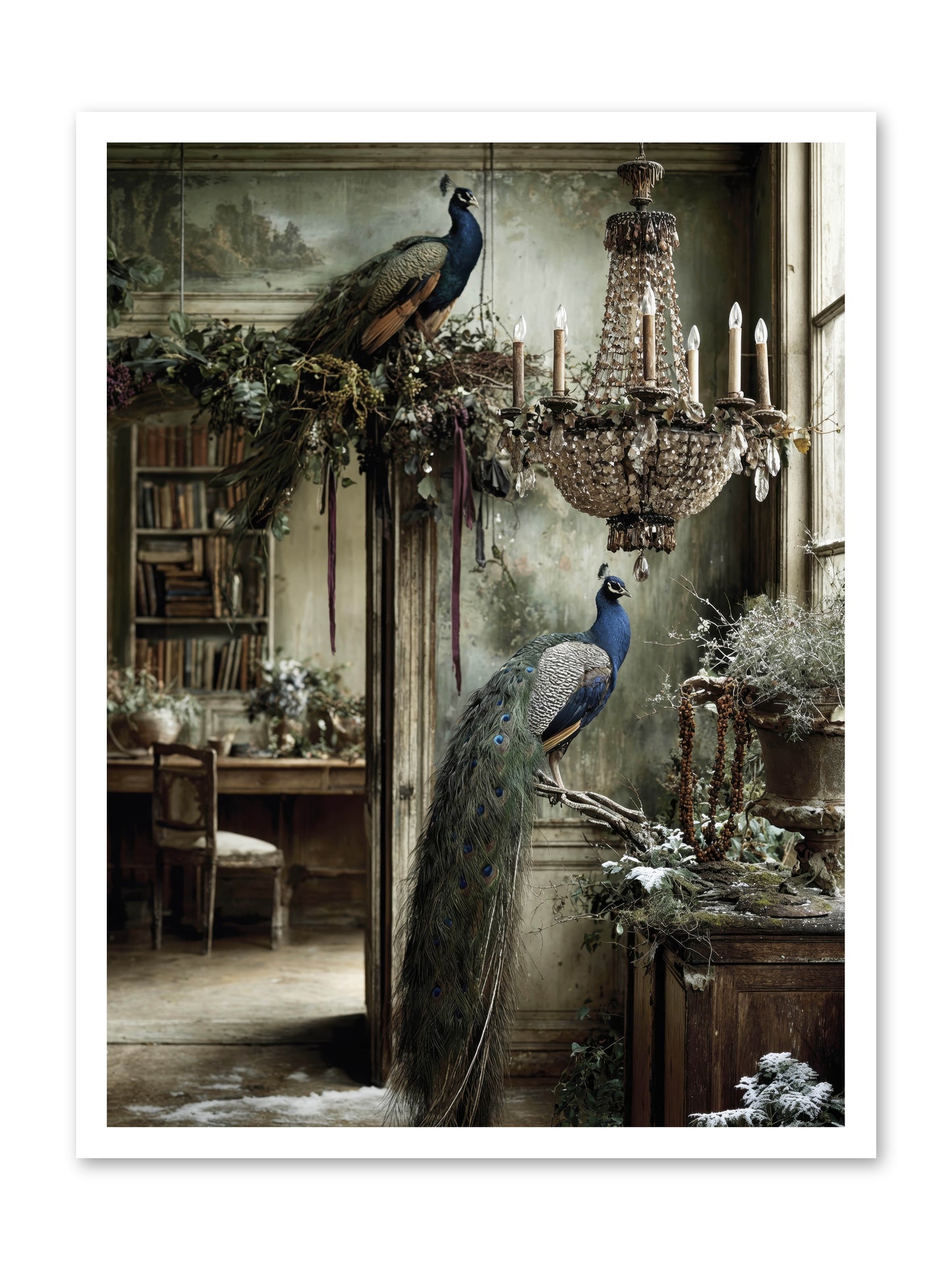 Wings & Wishes Assembly -- Loose Canvas Print 24x32