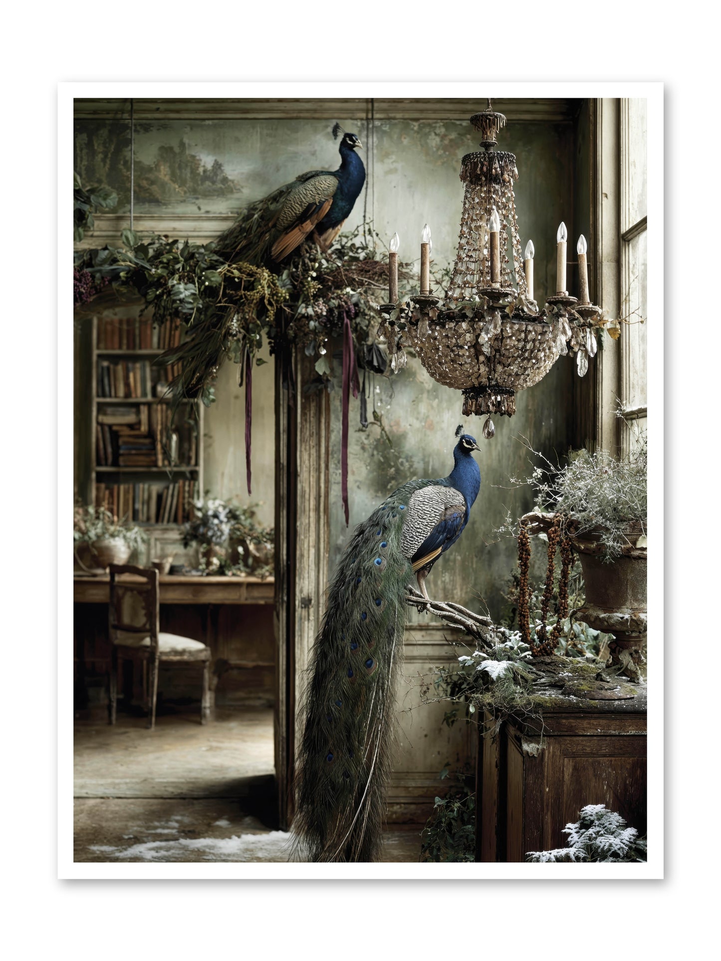 Wings & Wishes Assembly -- Loose Canvas Print 36x48
