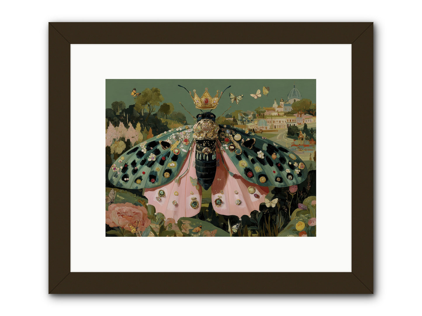 Winsome Extravaganza -- Framed Print - Black 12x9