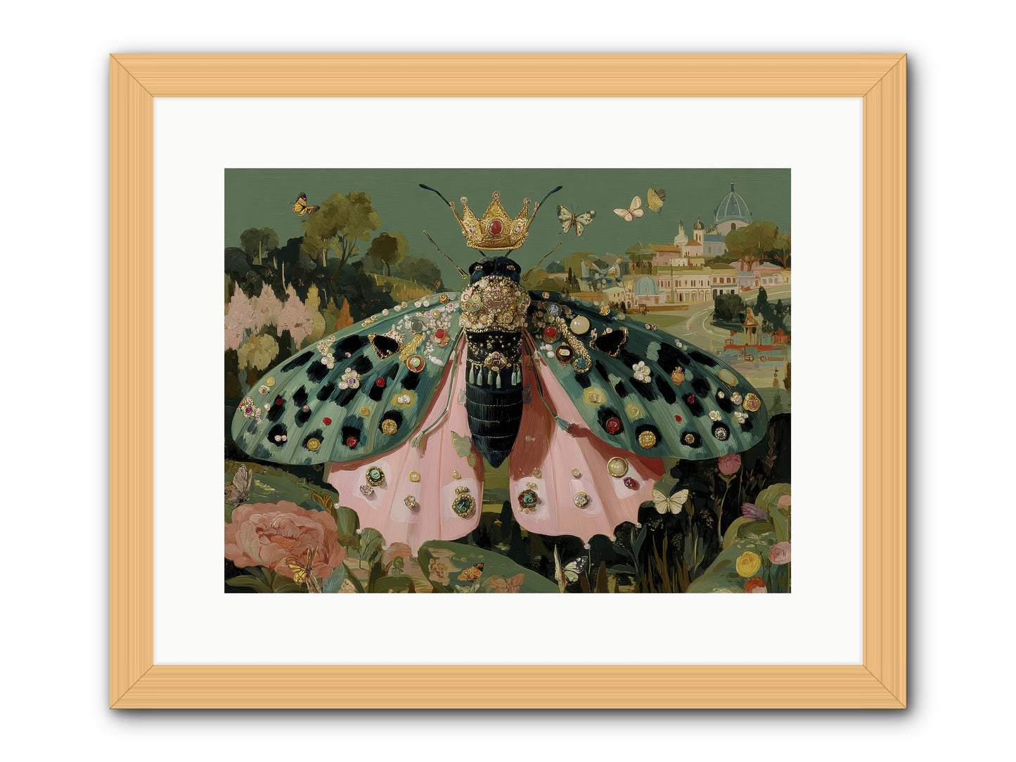 Winsome Extravaganza -- Framed Print - Natural 16x12