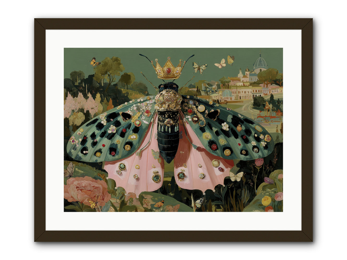Winsome Extravaganza -- Framed Print - Black 24x18