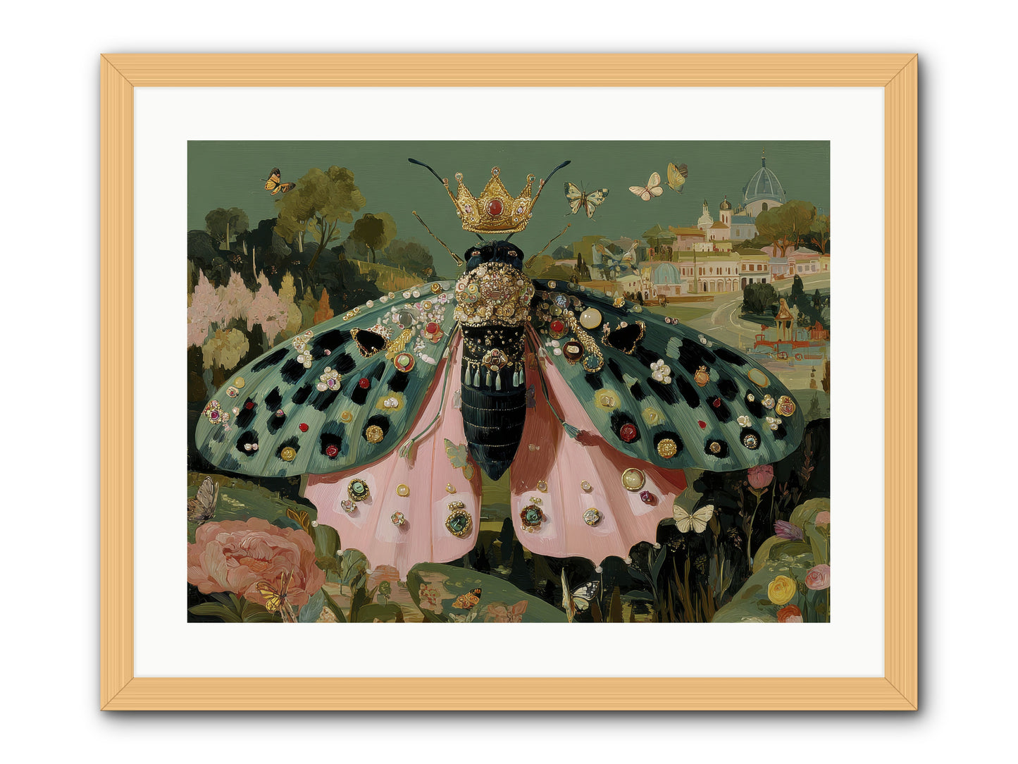 Winsome Extravaganza -- Framed Print - Natural 24x18