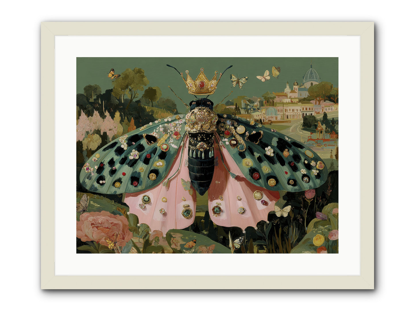 Winsome Extravaganza -- Framed Print - White 24x18