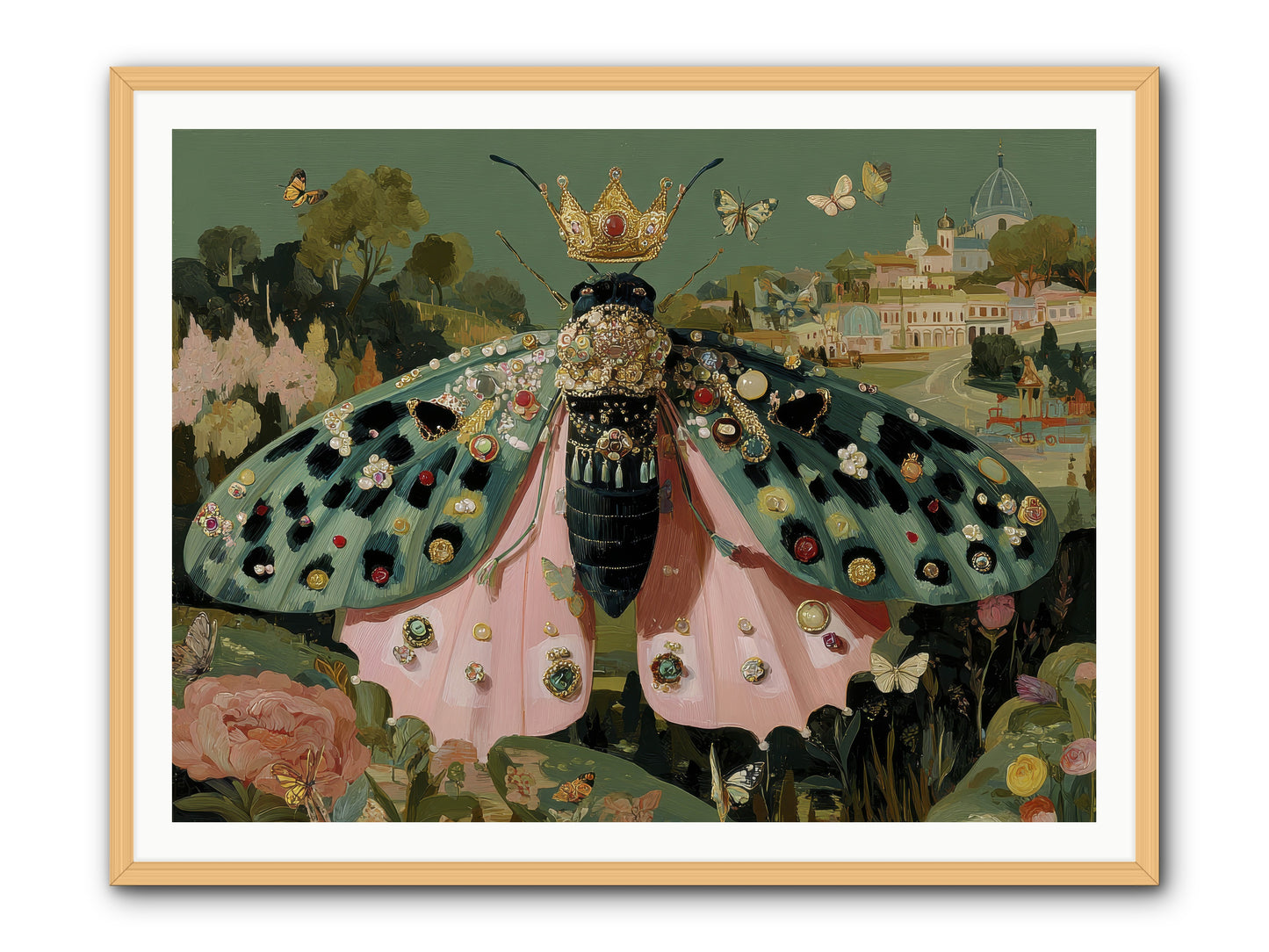 Winsome Extravaganza -- Framed Print - Natural 48x36