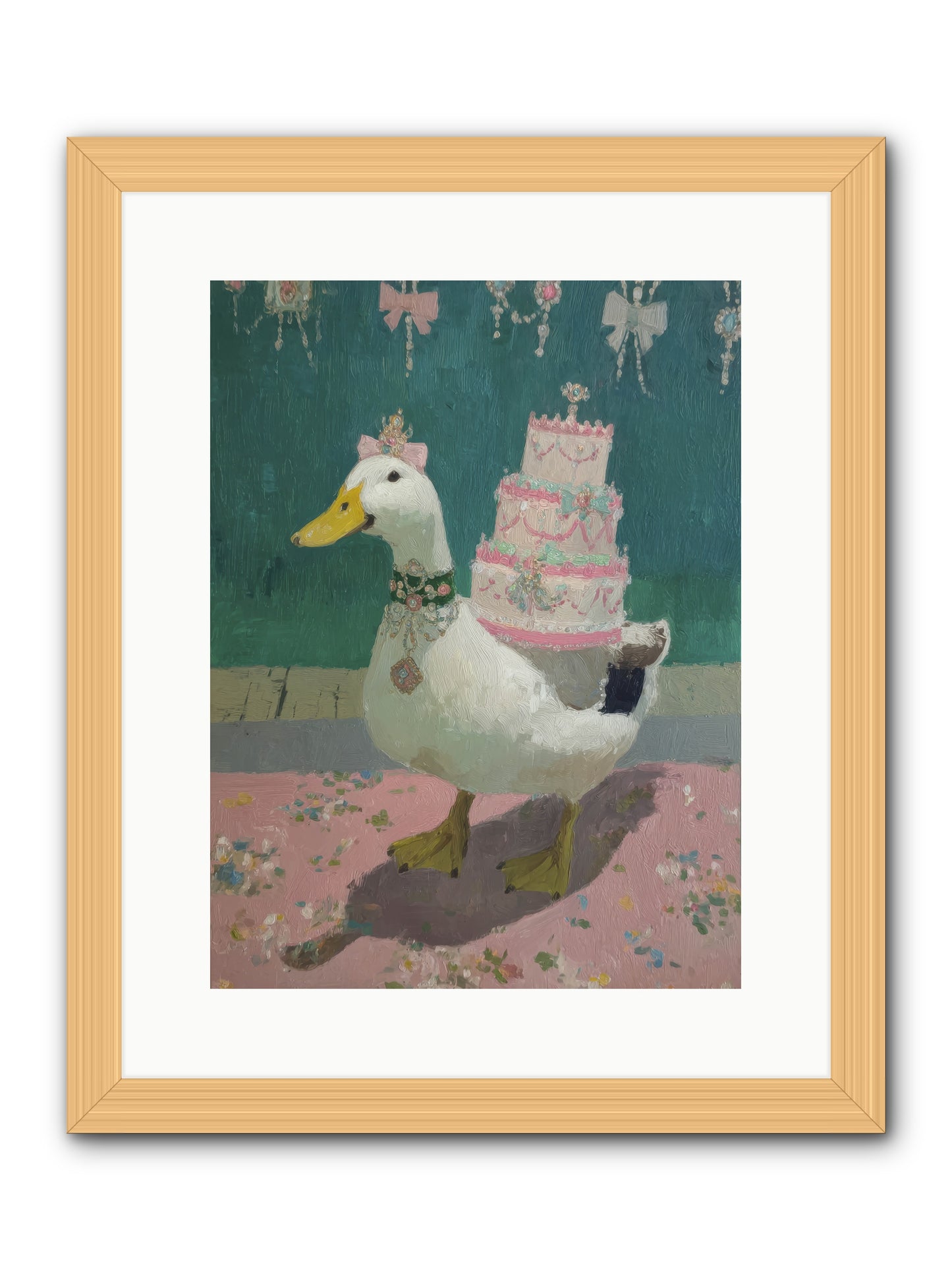 Winsome Treasures -- Framed Print - Natural 12x16