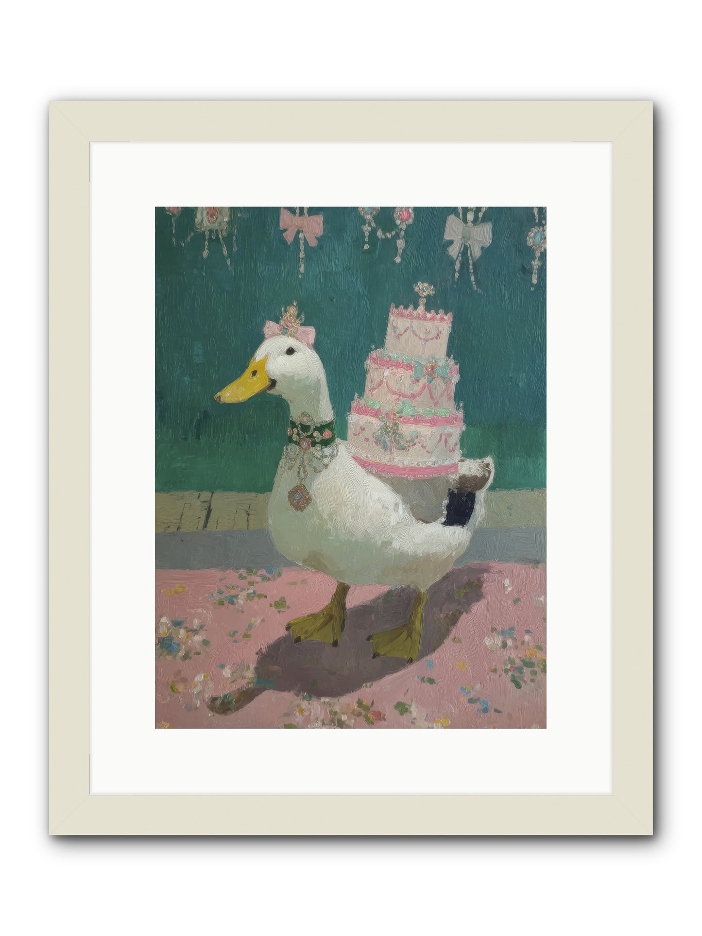 Winsome Treasures -- Framed Print - White 12x16