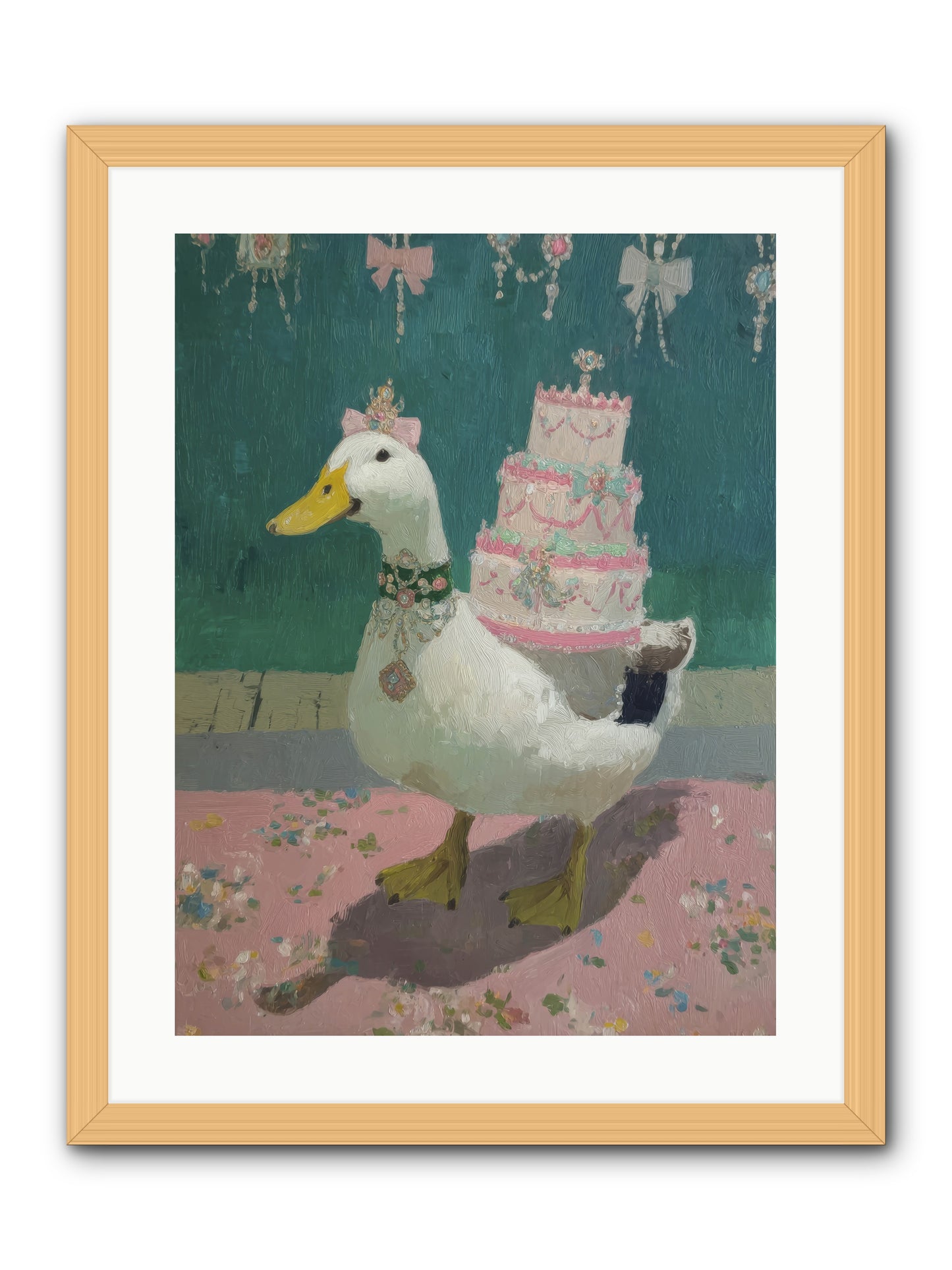 Winsome Treasures -- Framed Print - Natural 18x24