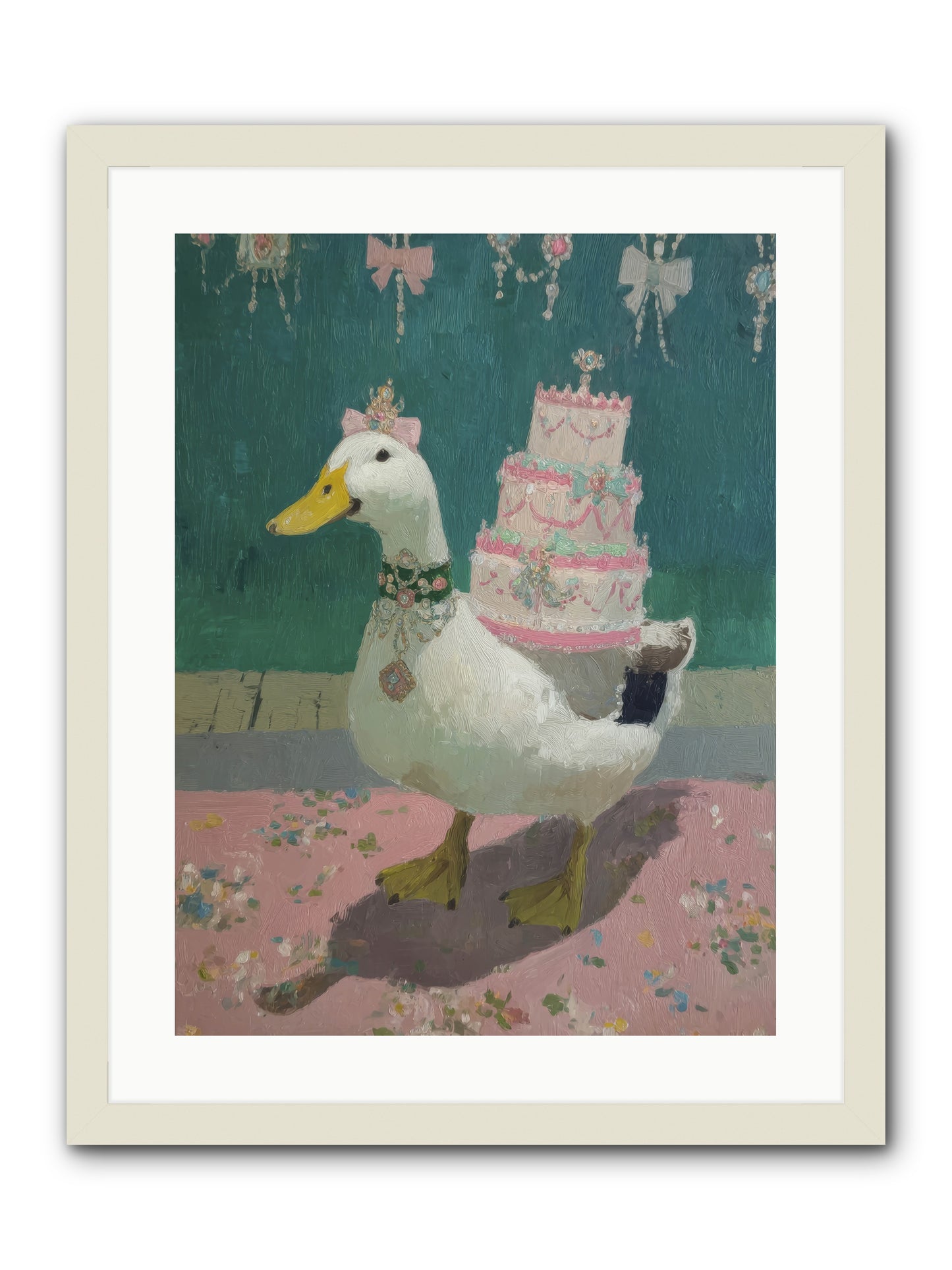 Winsome Treasures -- Framed Print - White 18x24