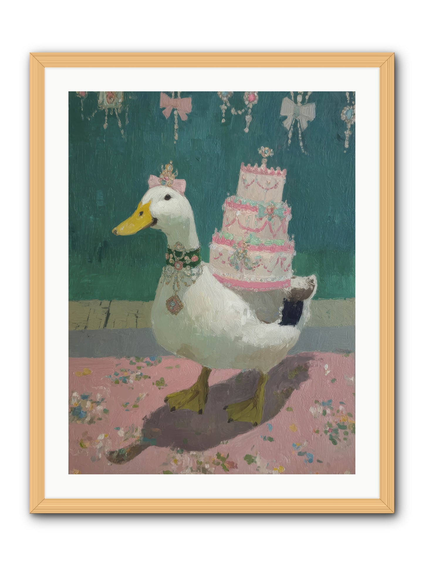 Winsome Treasures -- Framed Print - Natural 24x32